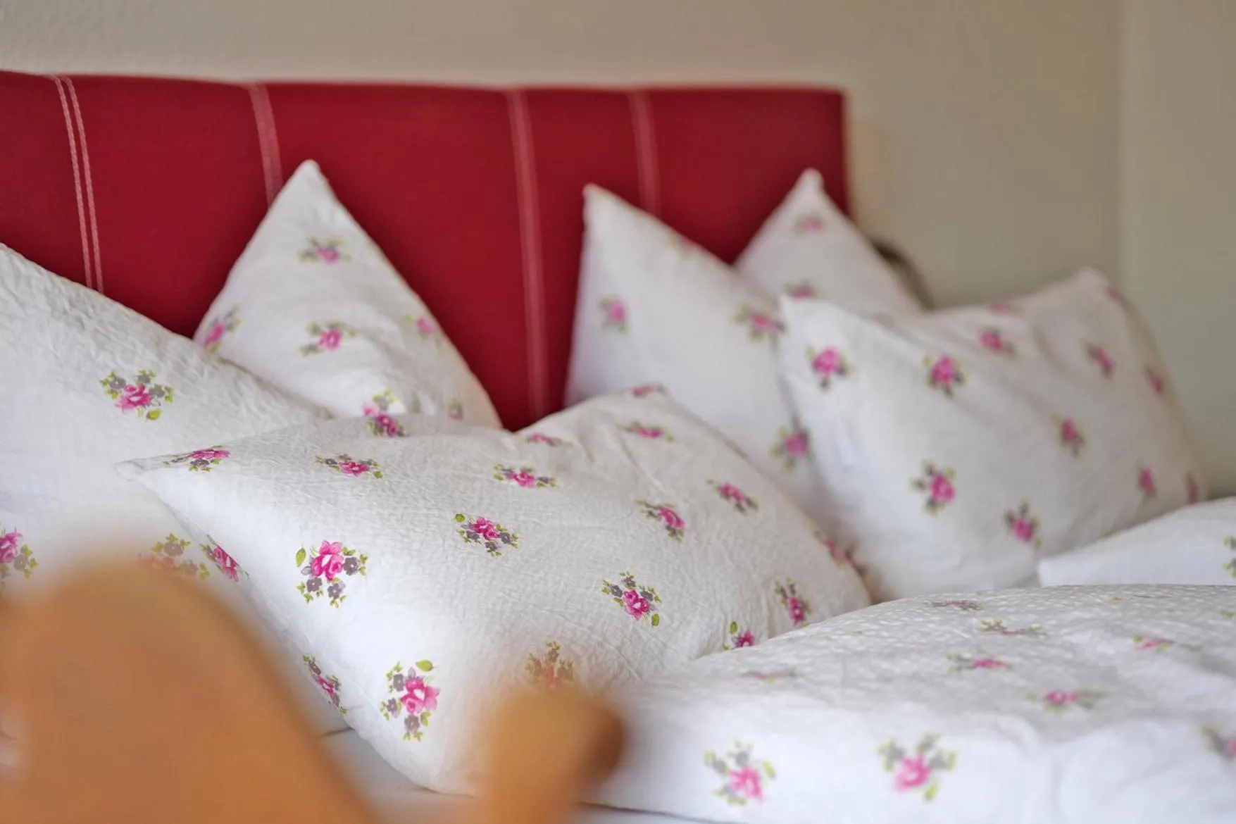 Bed in Hotel Adler