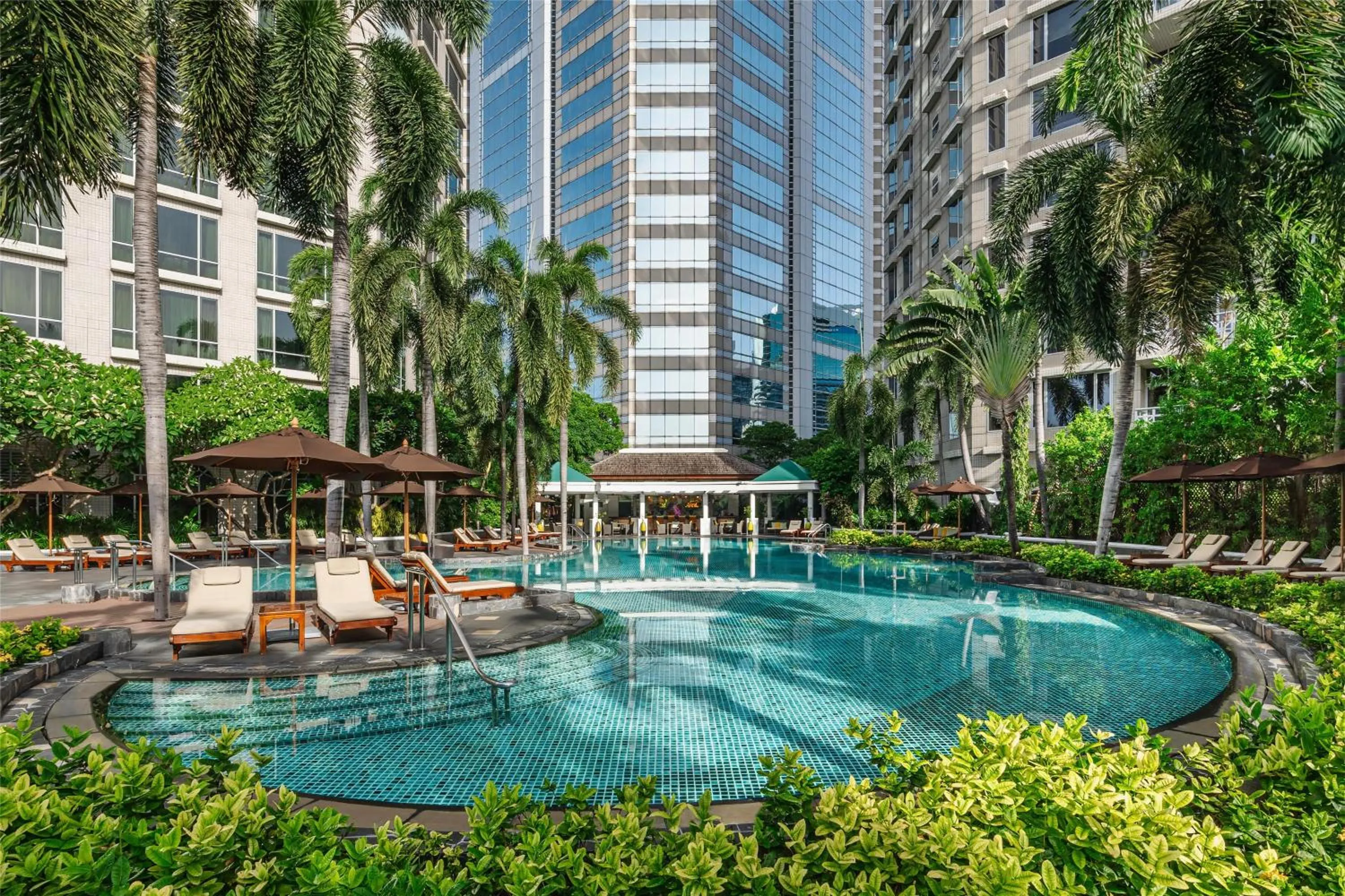Pool view in Conrad Bangkok
