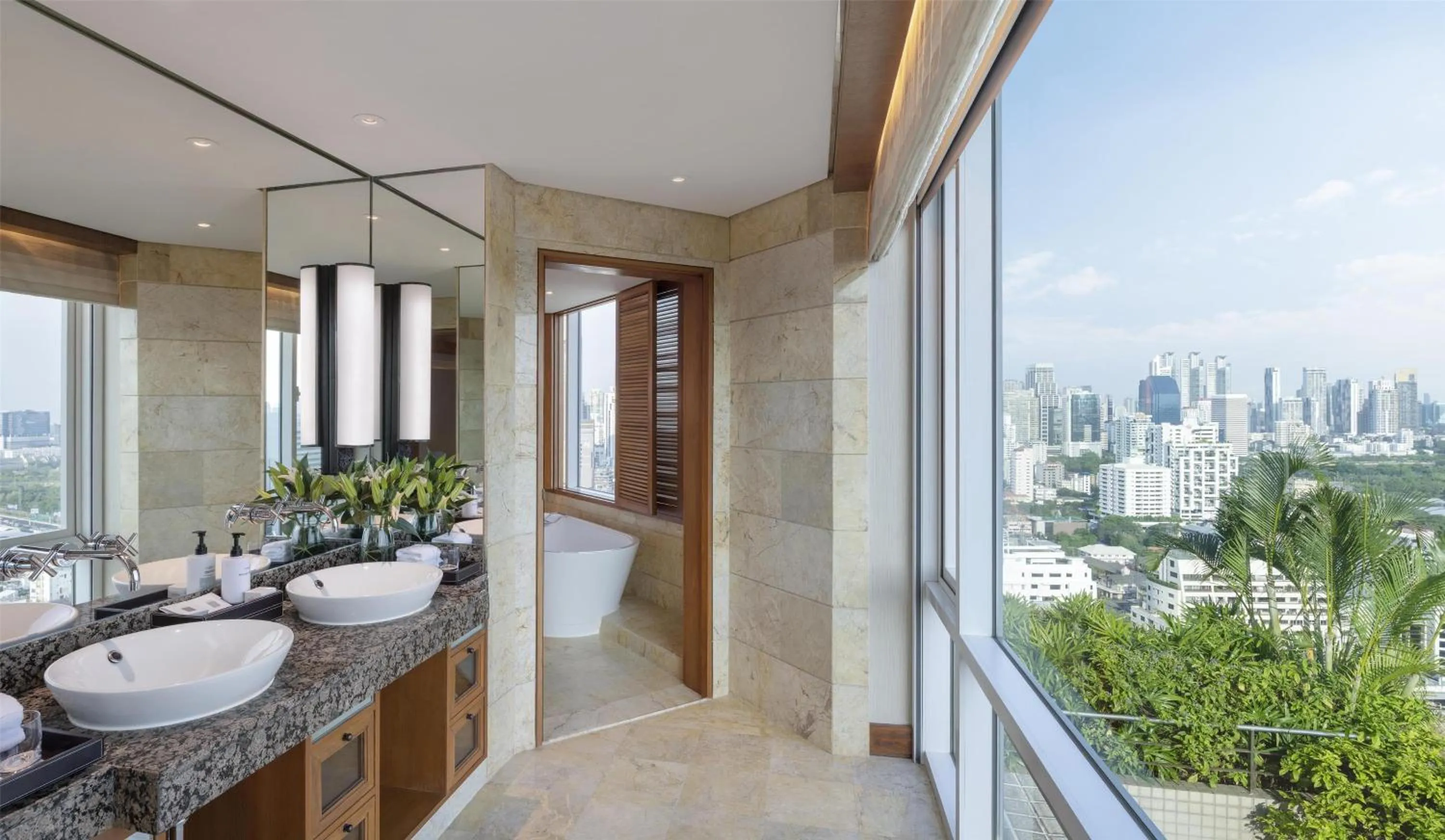 Bathroom in Conrad Bangkok