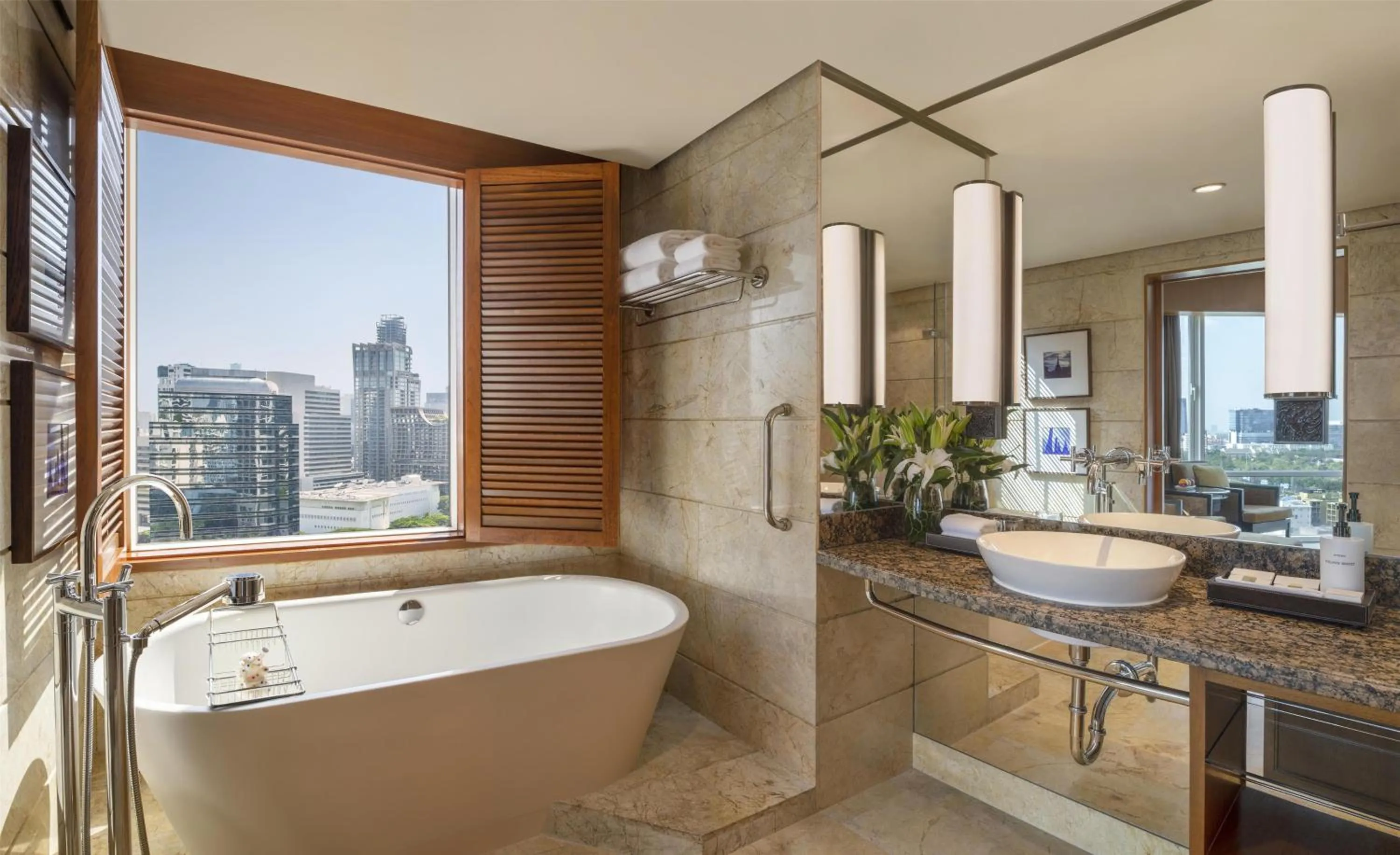 Bathroom in Conrad Bangkok