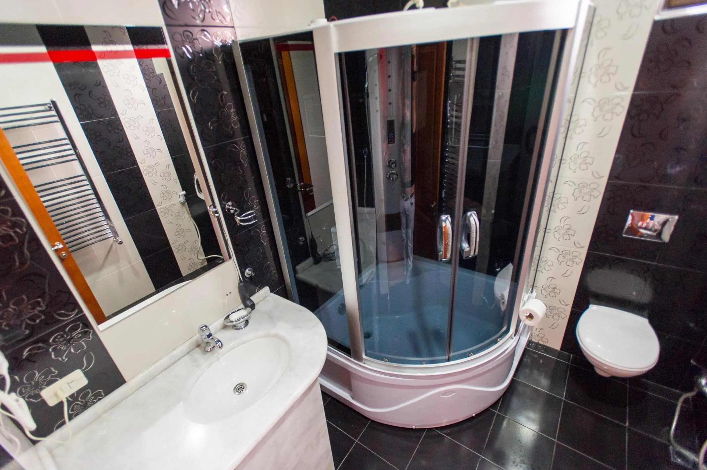 Bathroom in hotel amber