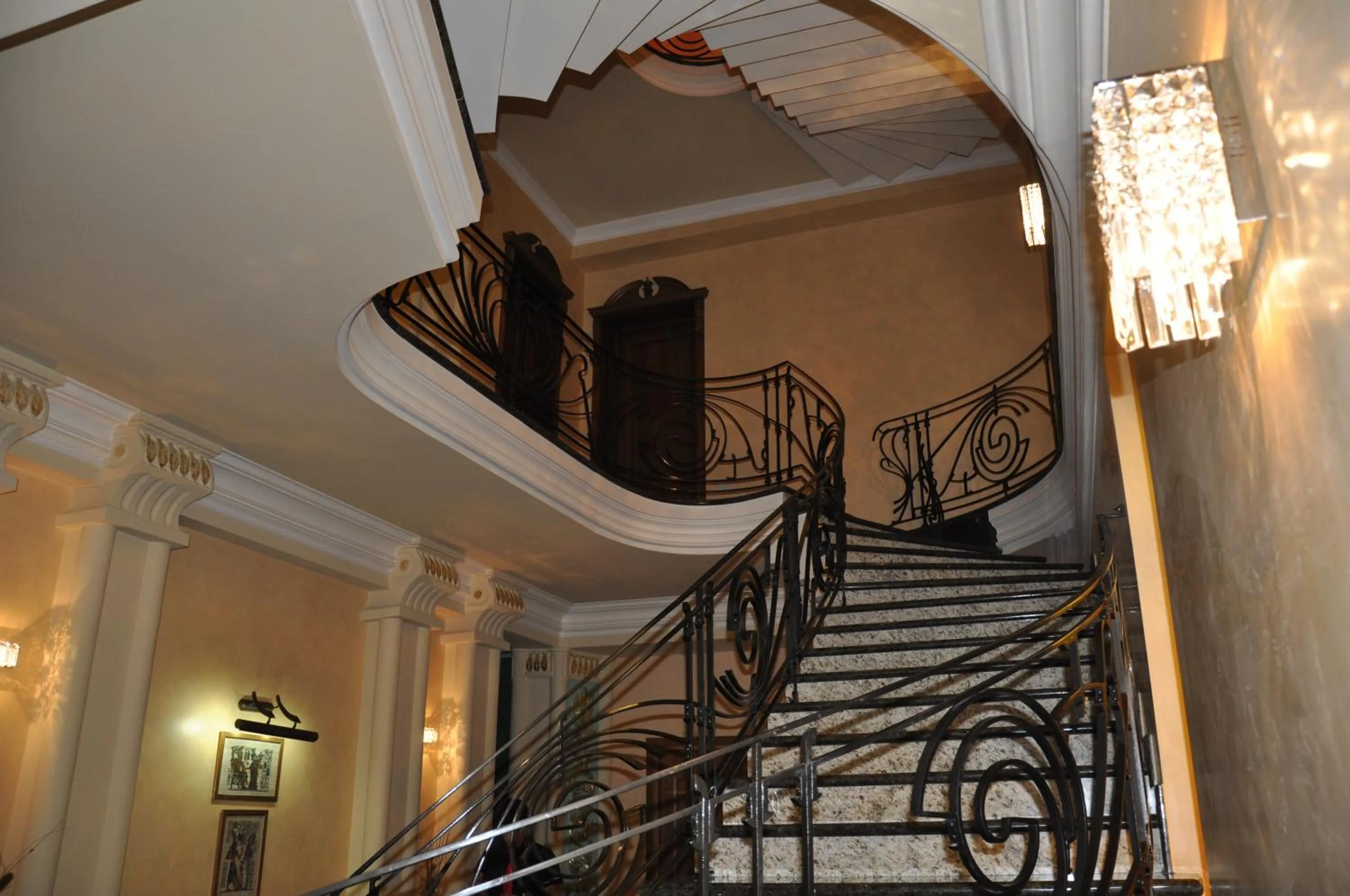 Decorative detail in hotel amber
