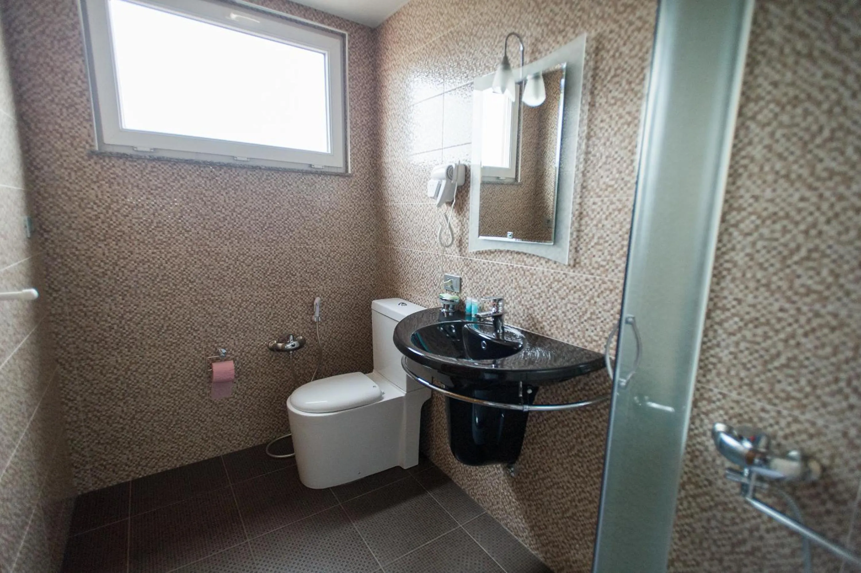 Toilet in hotel amber