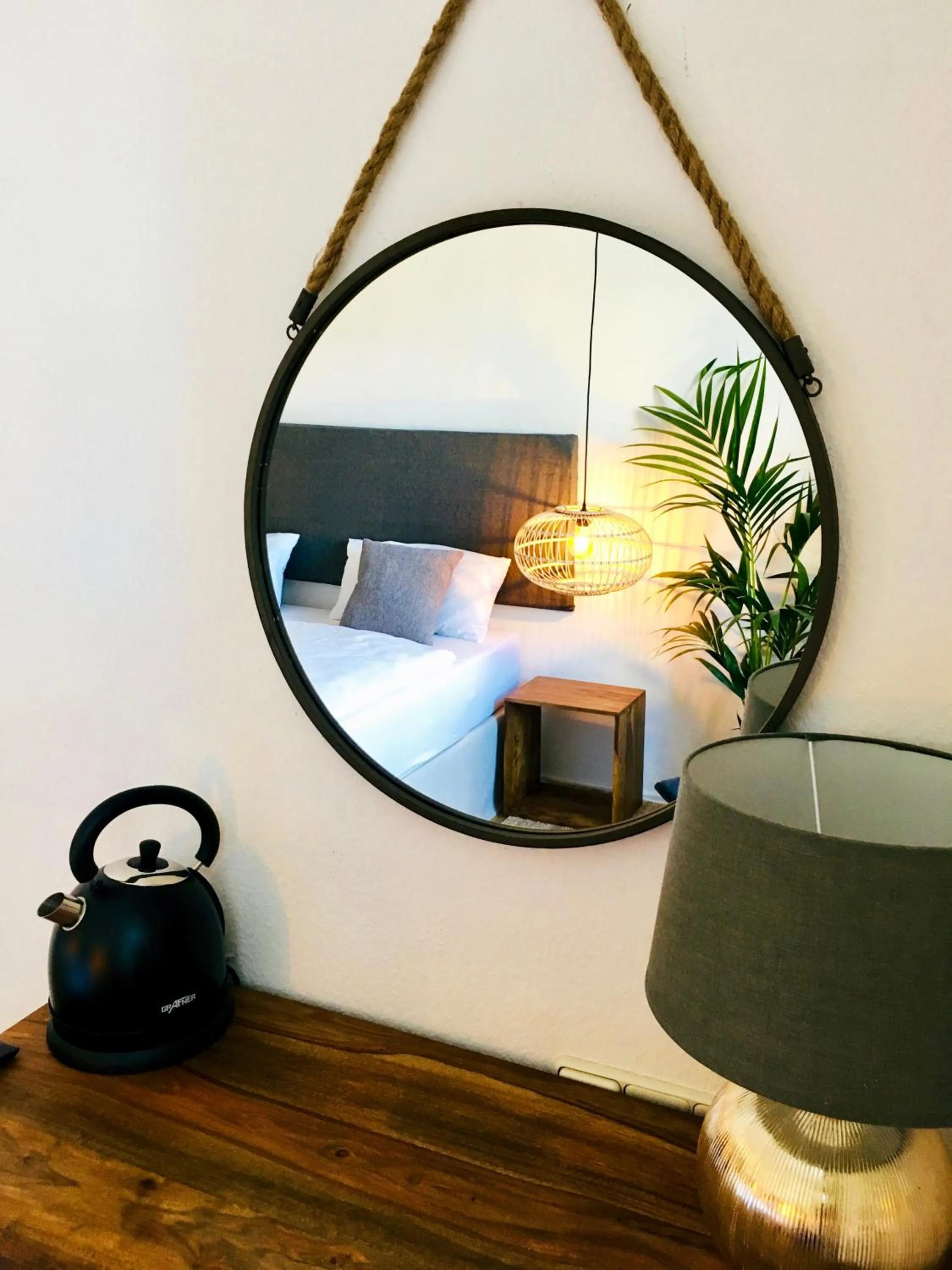 Decorative detail, Bed in Boutique Hotel Morgentau