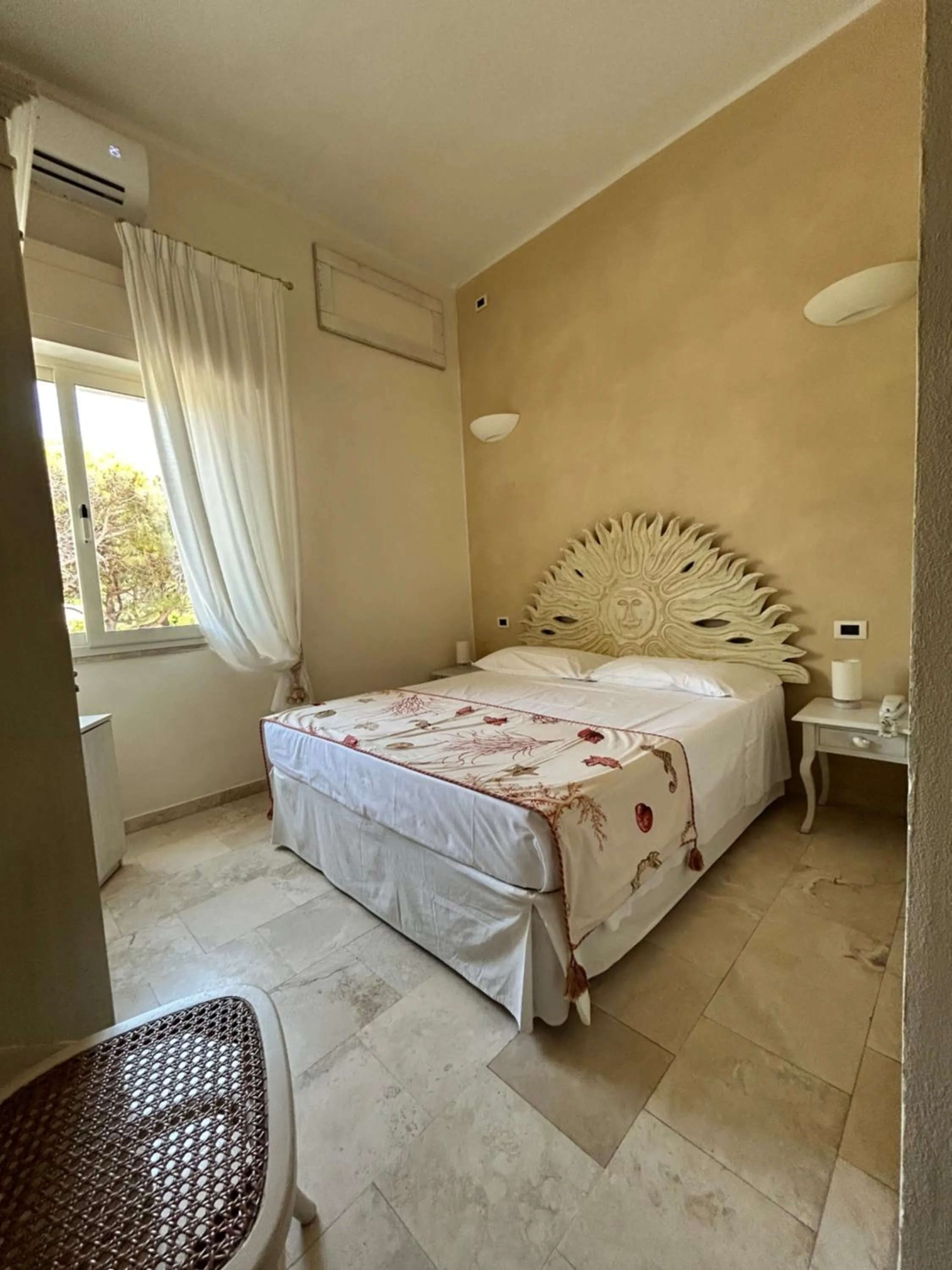 Bed in Hotel Bagni Lido