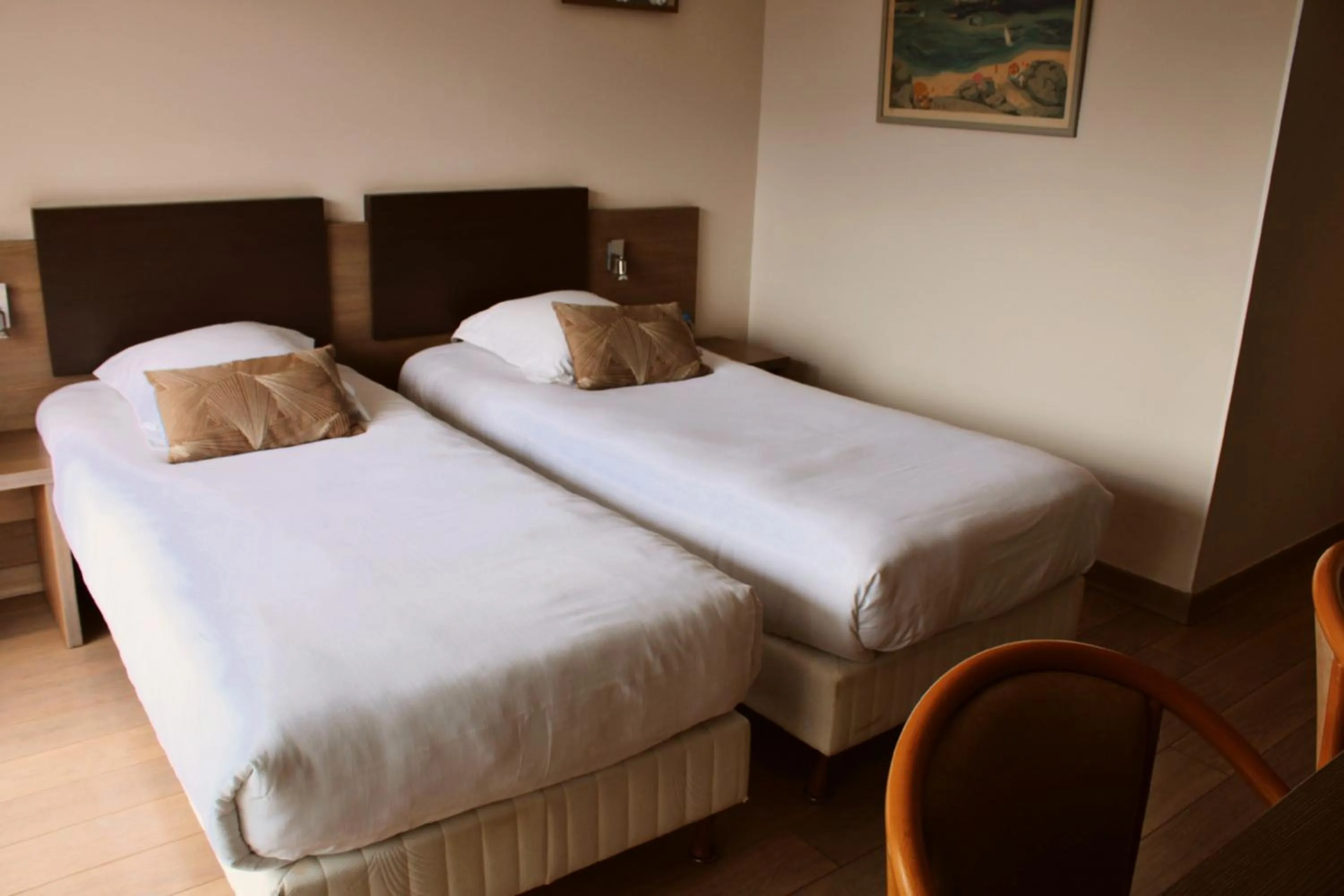 Bed in Hotel Poretta