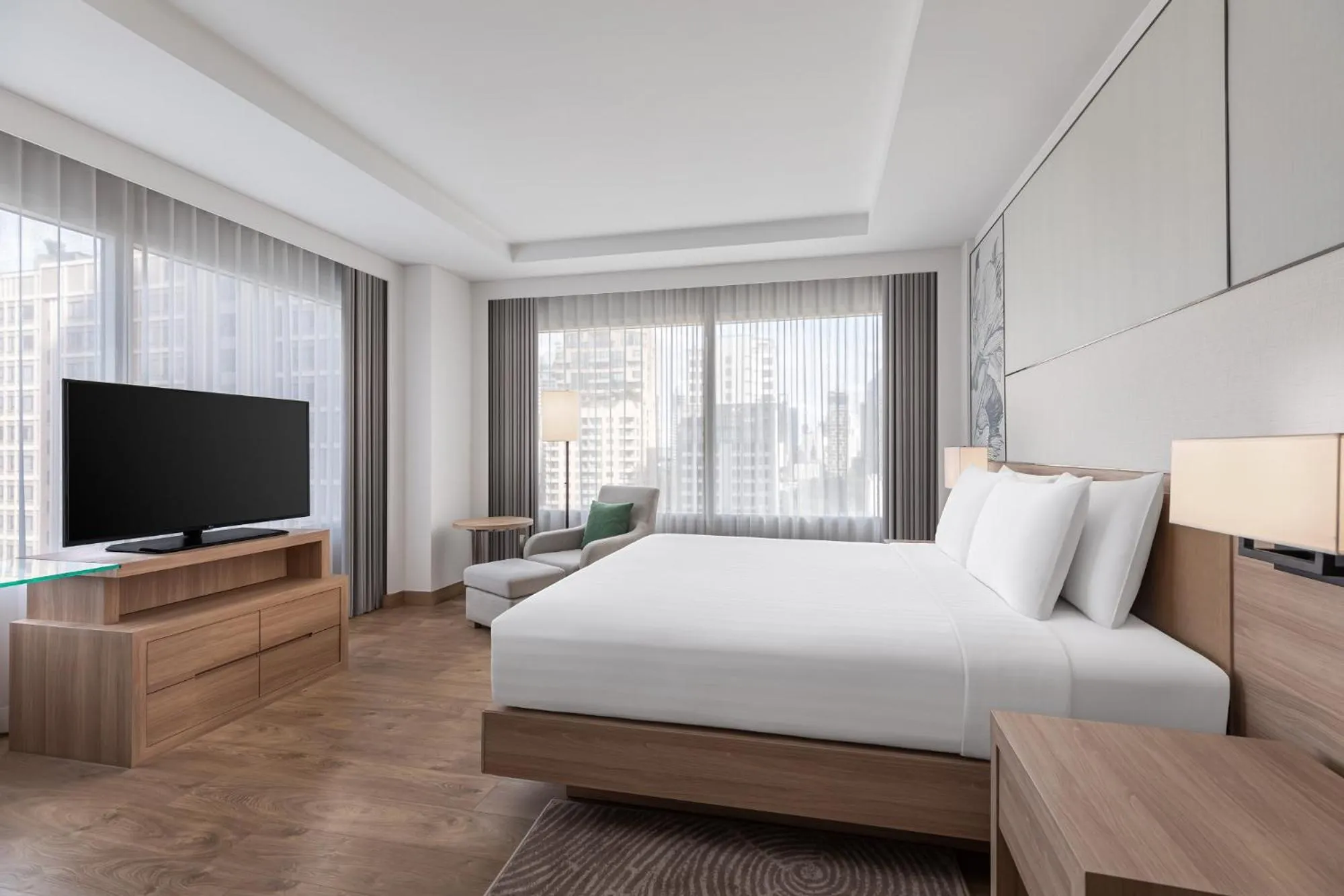 Bedroom, Bed in Courtyard by Marriott Bangkok