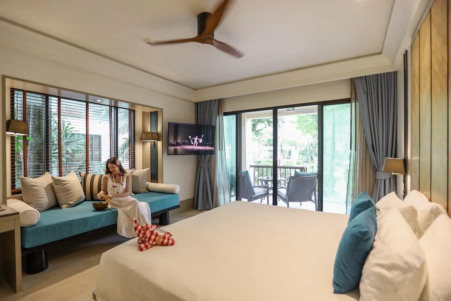 Bedroom, Bed in Layana Resort & Spa - Adult Only
