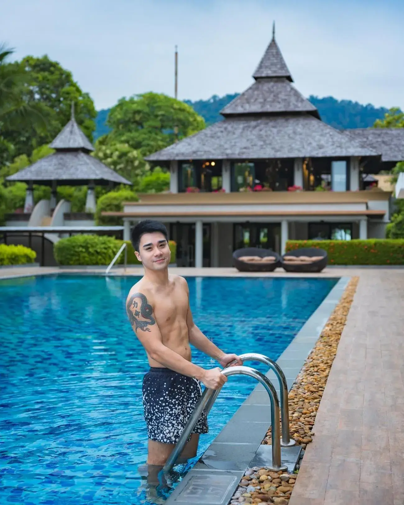 Pool view in Layana Resort & Spa - Adult Only Pool view in Layana Resort & Spa - Adult Only