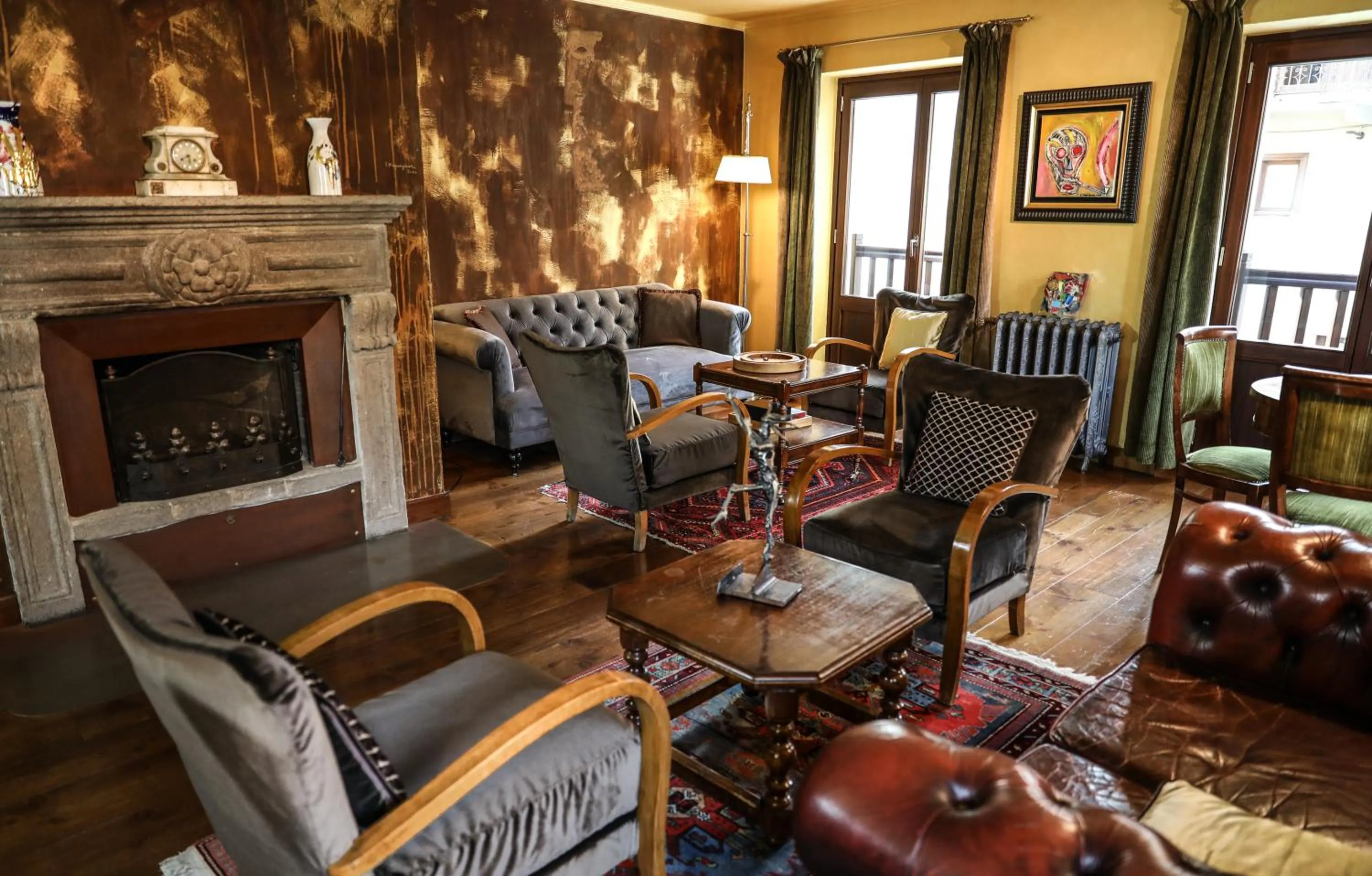 Lobby or reception in Art Apartments Alpine Residence