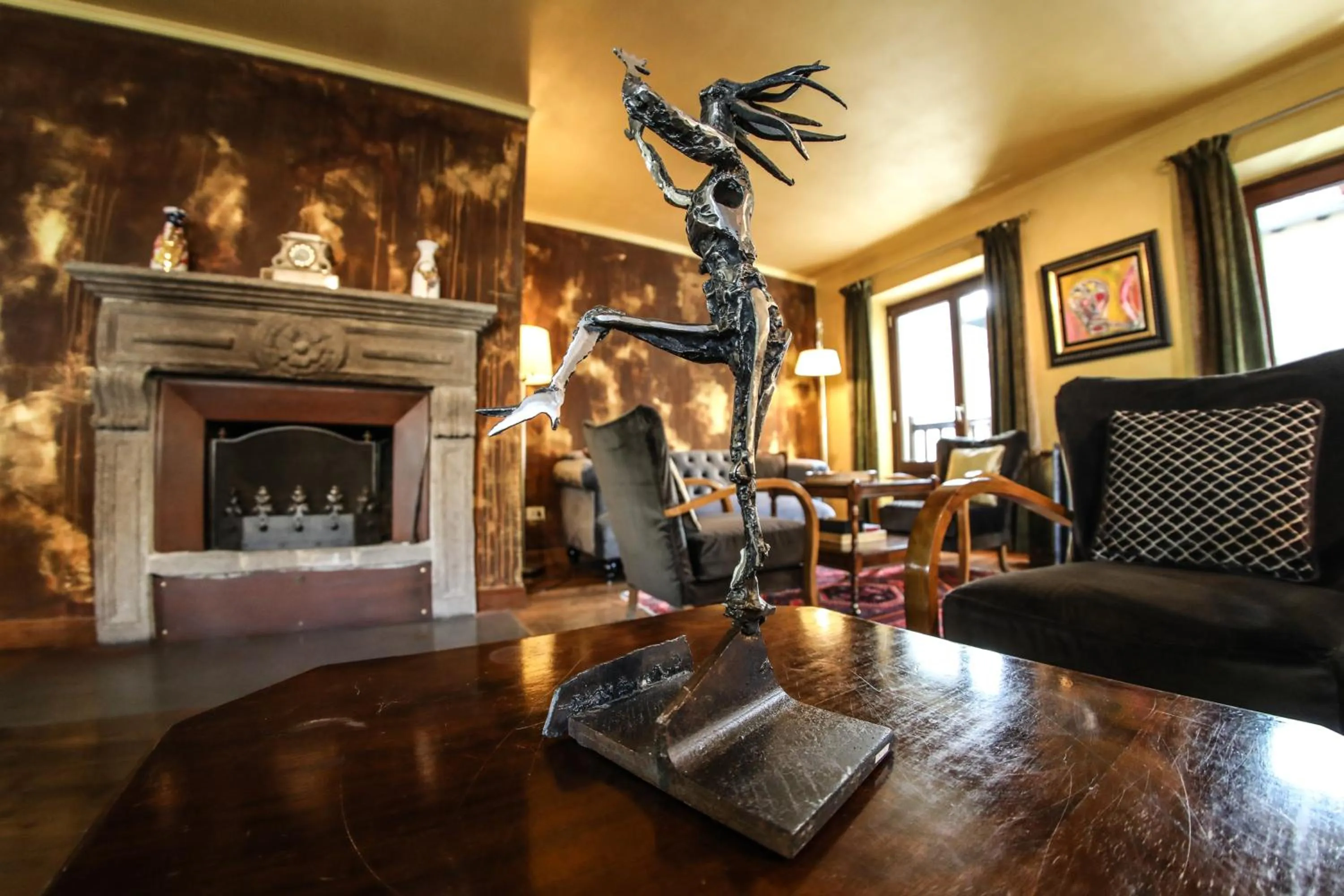 Lobby or reception in Art Apartments Alpine Residence