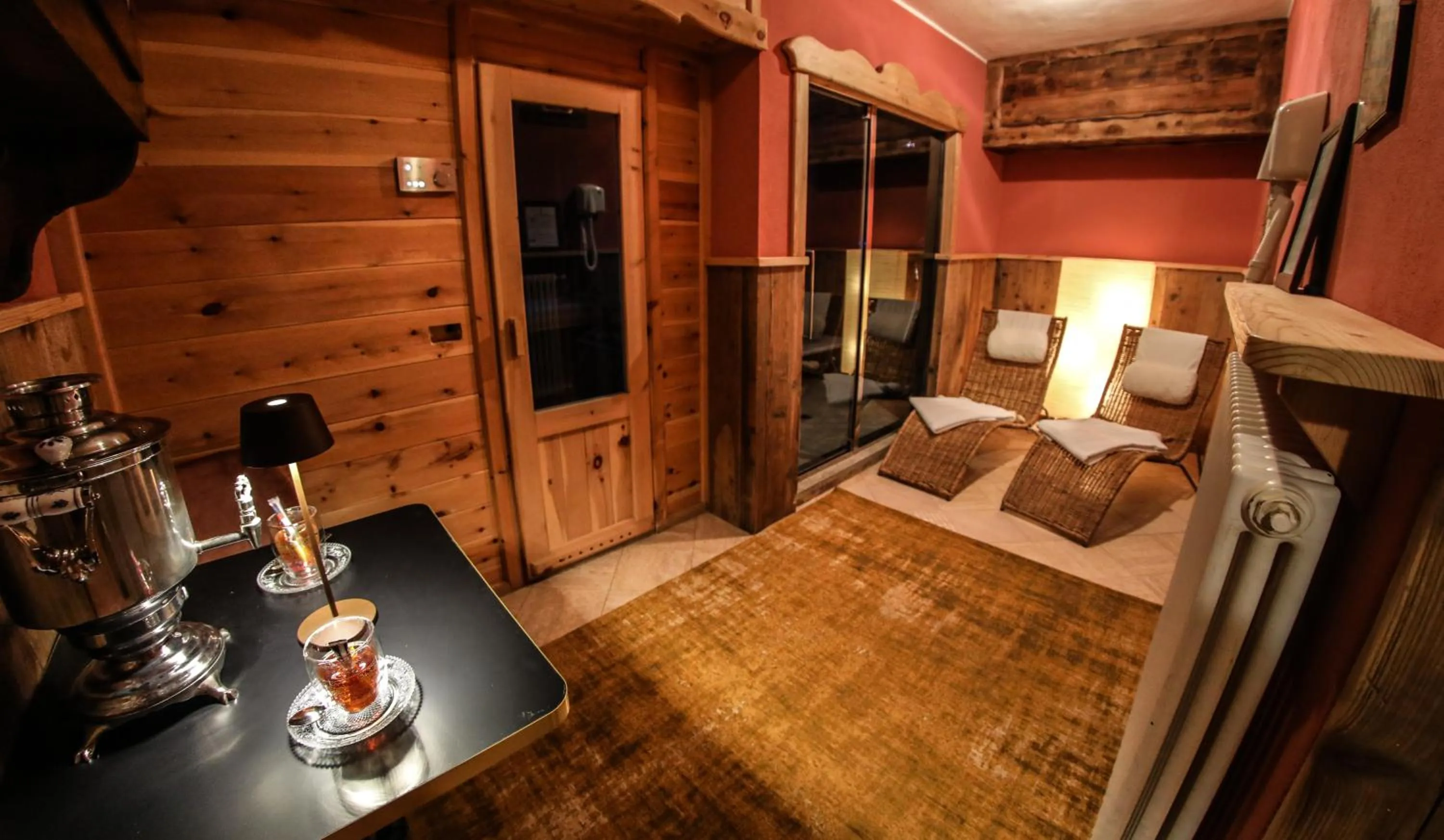 Sauna in Art Apartments Alpine Residence