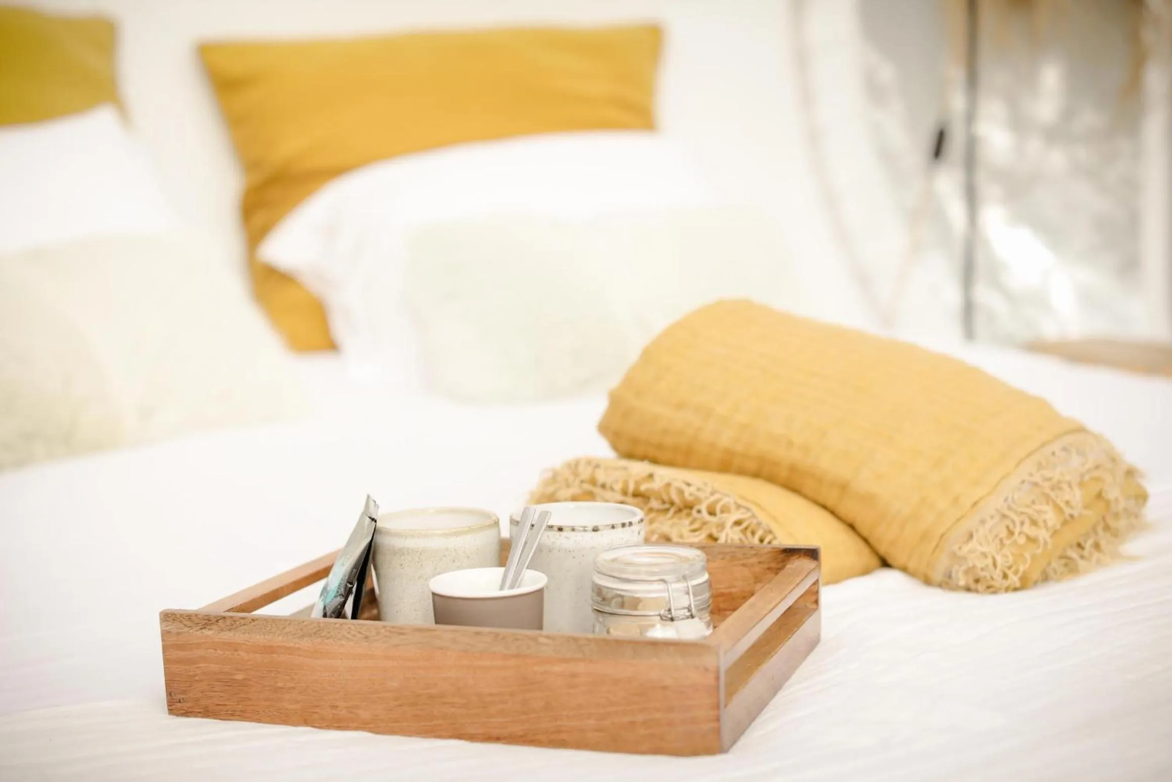 Coffee/tea facilities, Bed in Les Bulles De Bordeaux