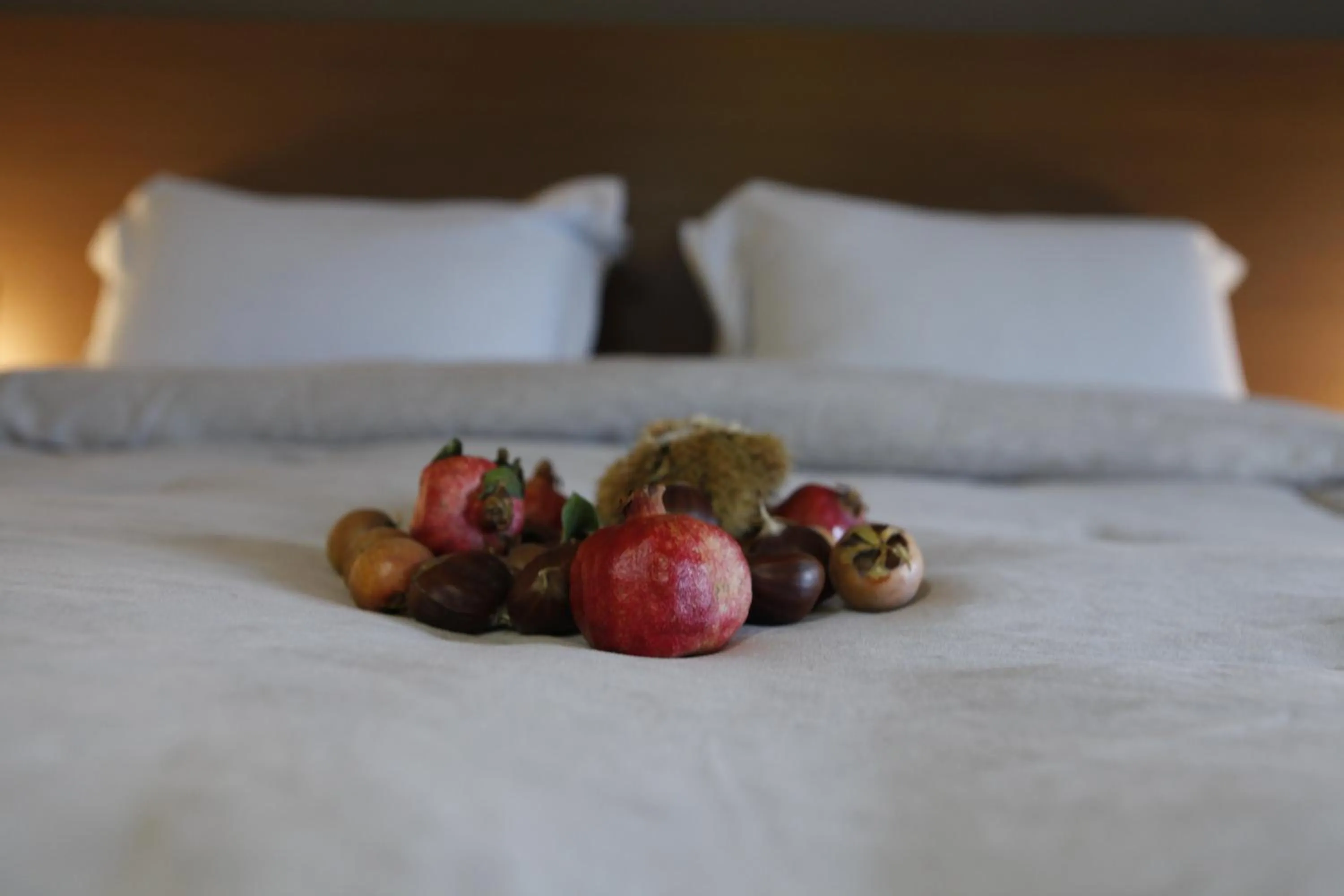 Decorative detail, Bed in Aigai Hotel