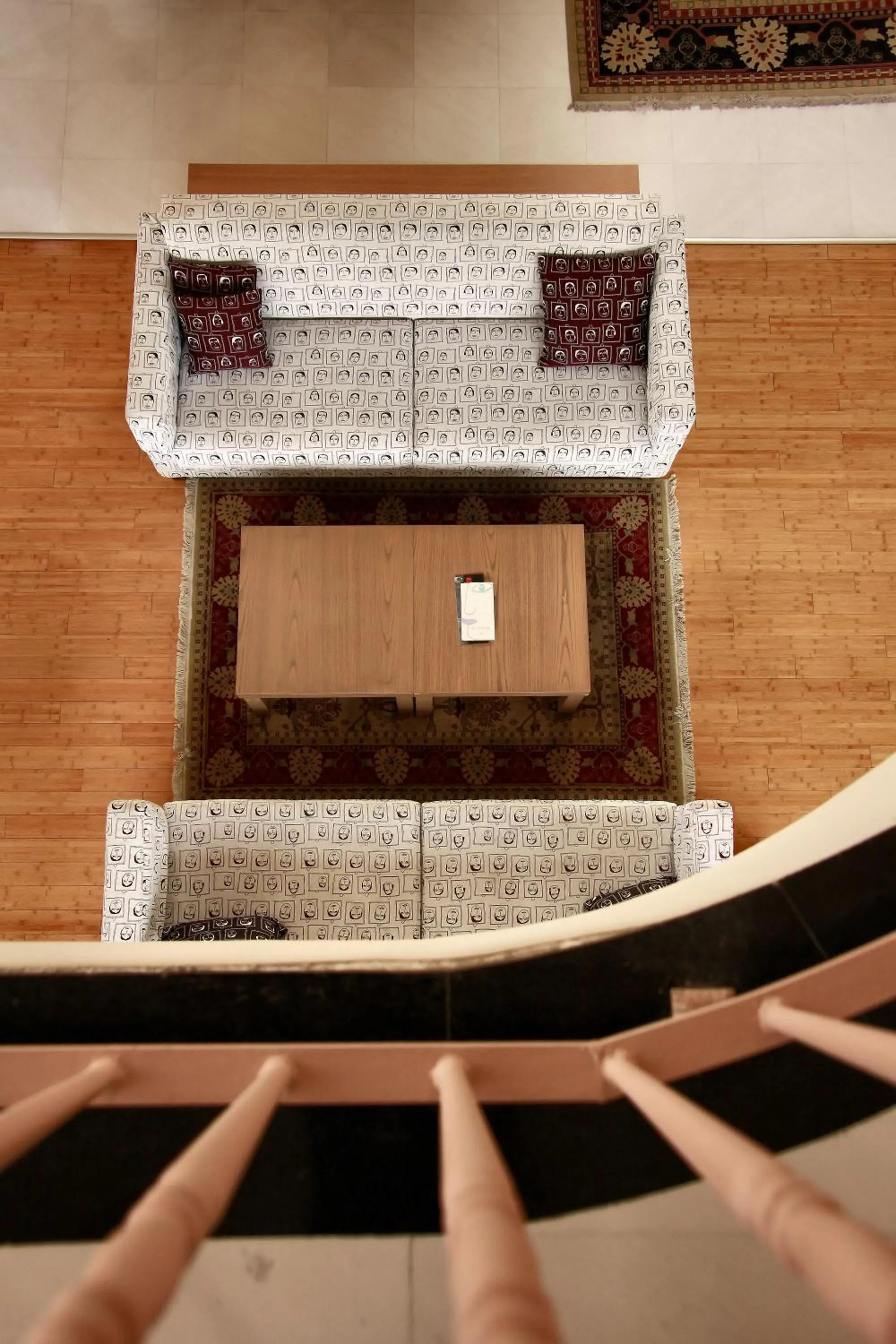 Living room in Aigai Hotel