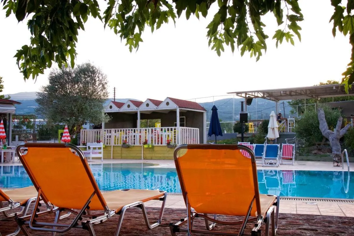 Swimming pool in Aigai Hotel