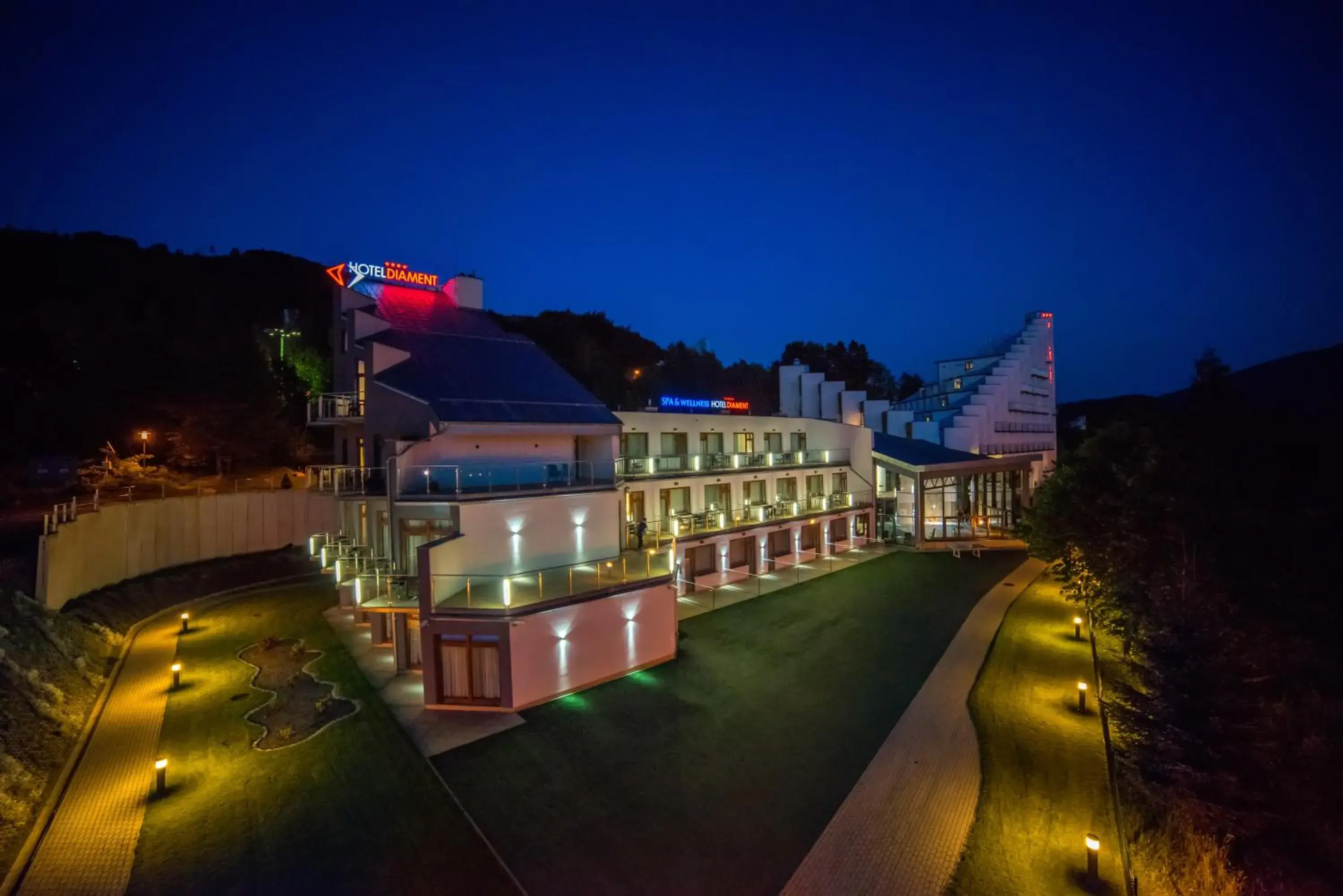 Property building in Spa & Wellness Hotel Diament Ustroń Property building in Spa & Wellness Hotel Diament Ustroń