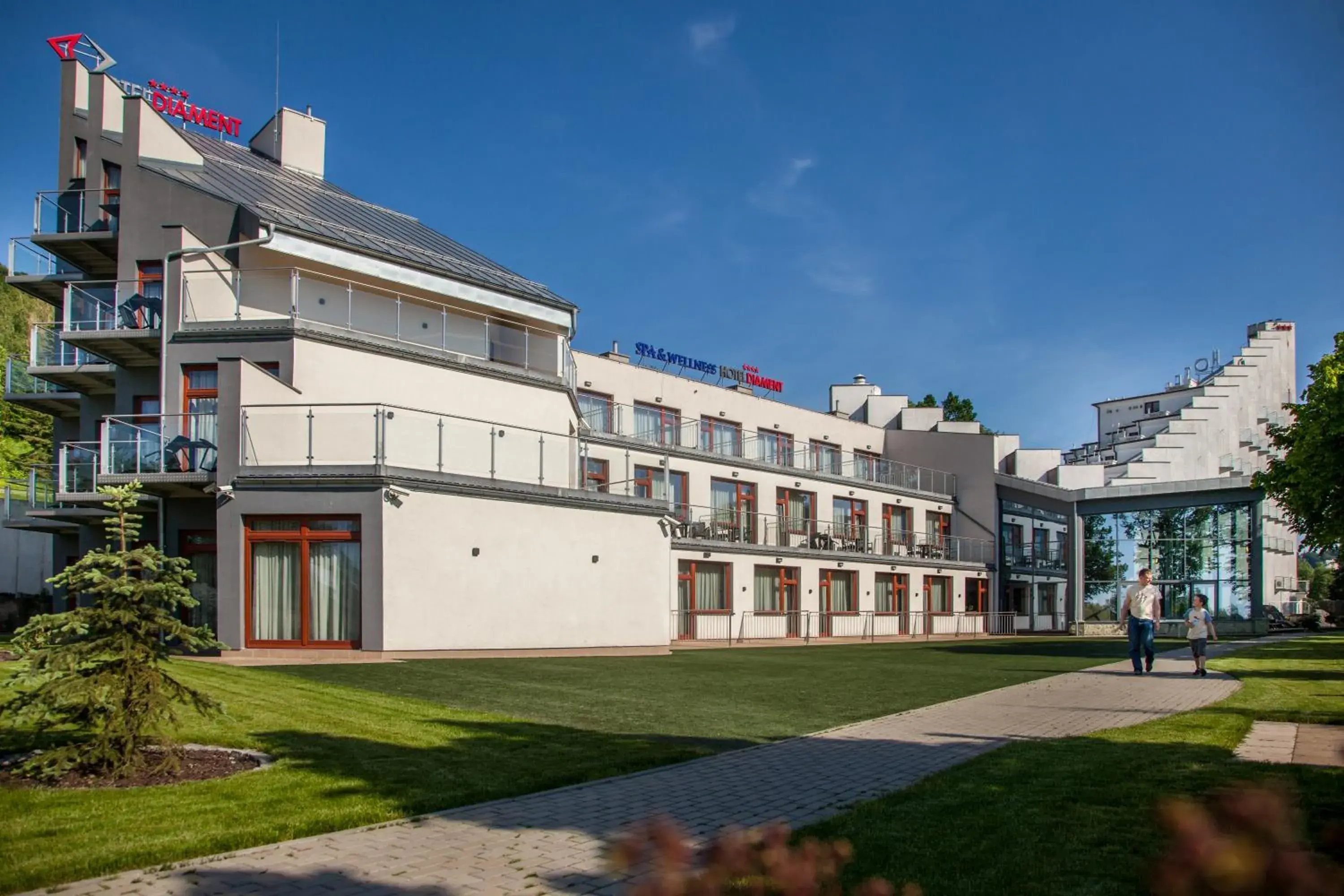 Property building in Spa & Wellness Hotel Diament Ustroń Property building in Spa & Wellness Hotel Diament Ustroń