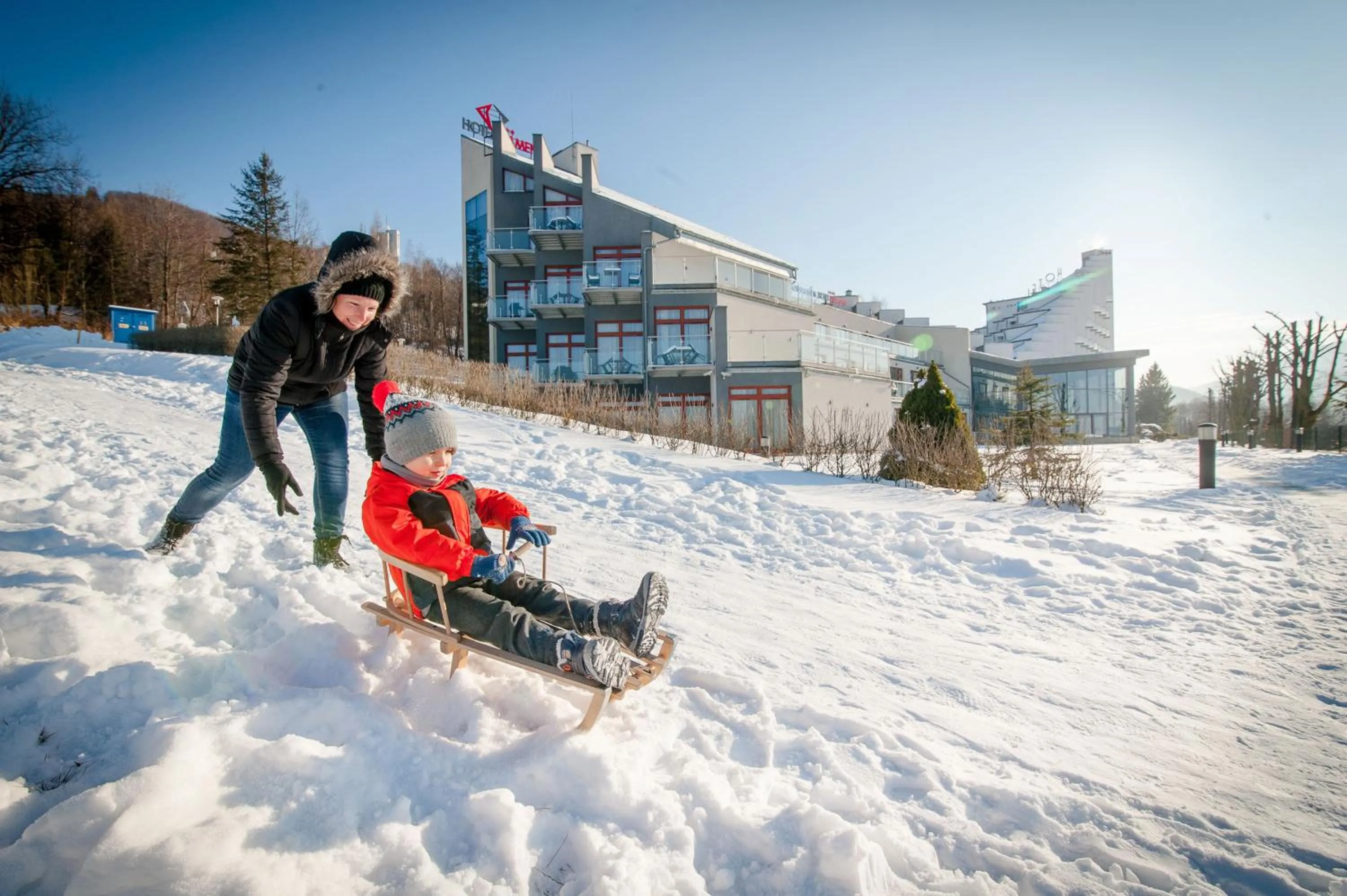 Property building in Spa & Wellness Hotel Diament Ustroń