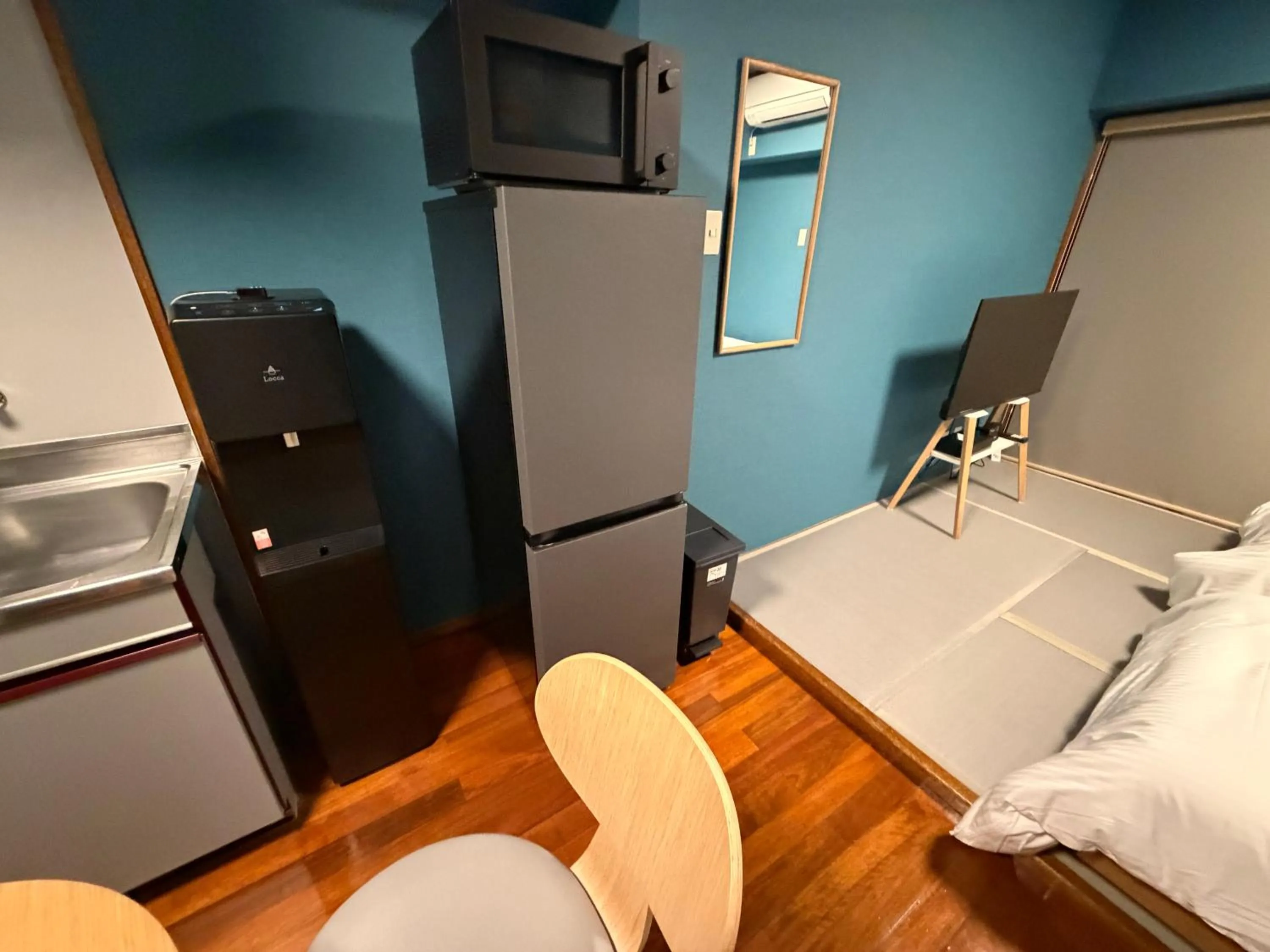 Bed in Kokusai Towns Inn