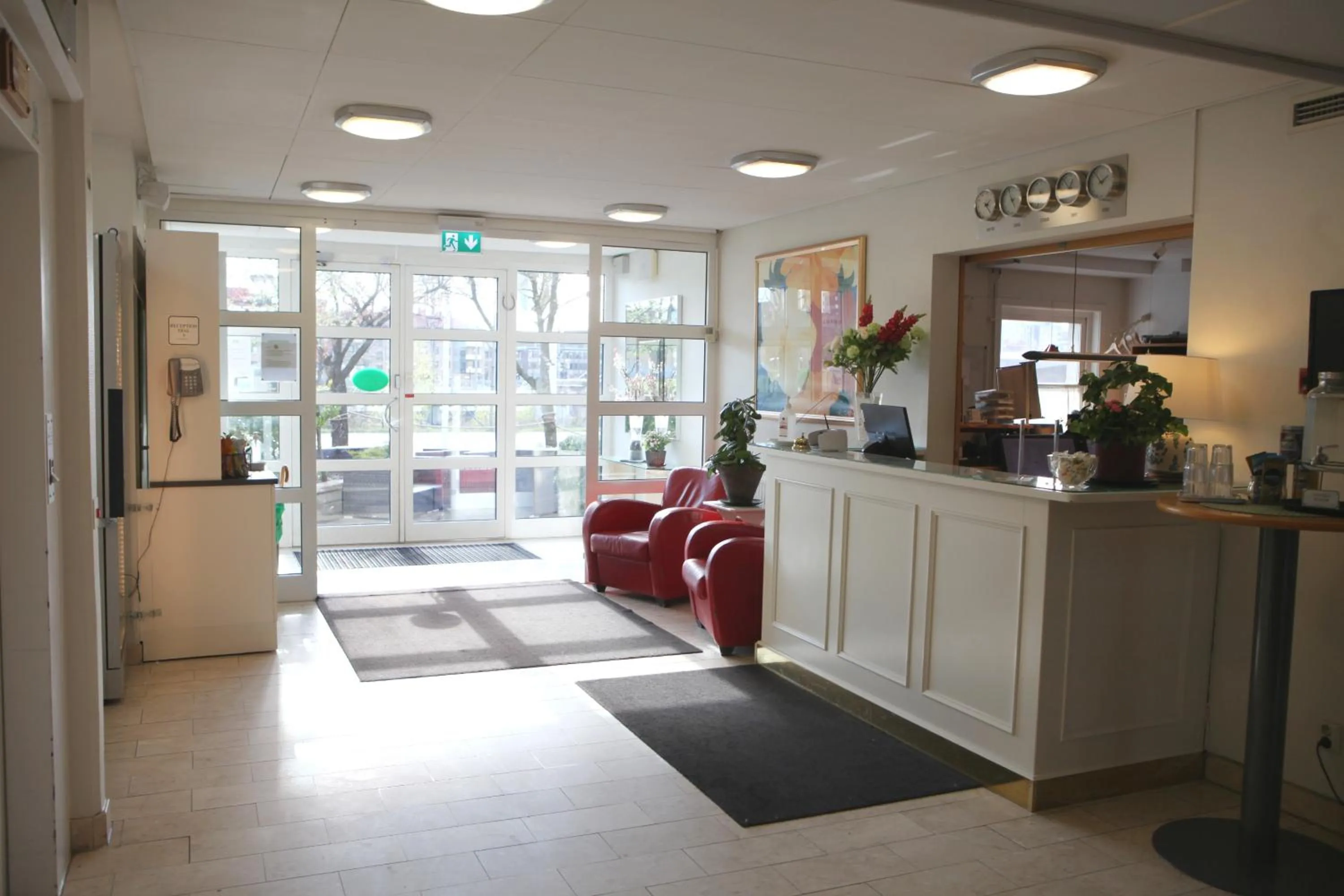 Lobby or reception in Hotel Mölndals Bro