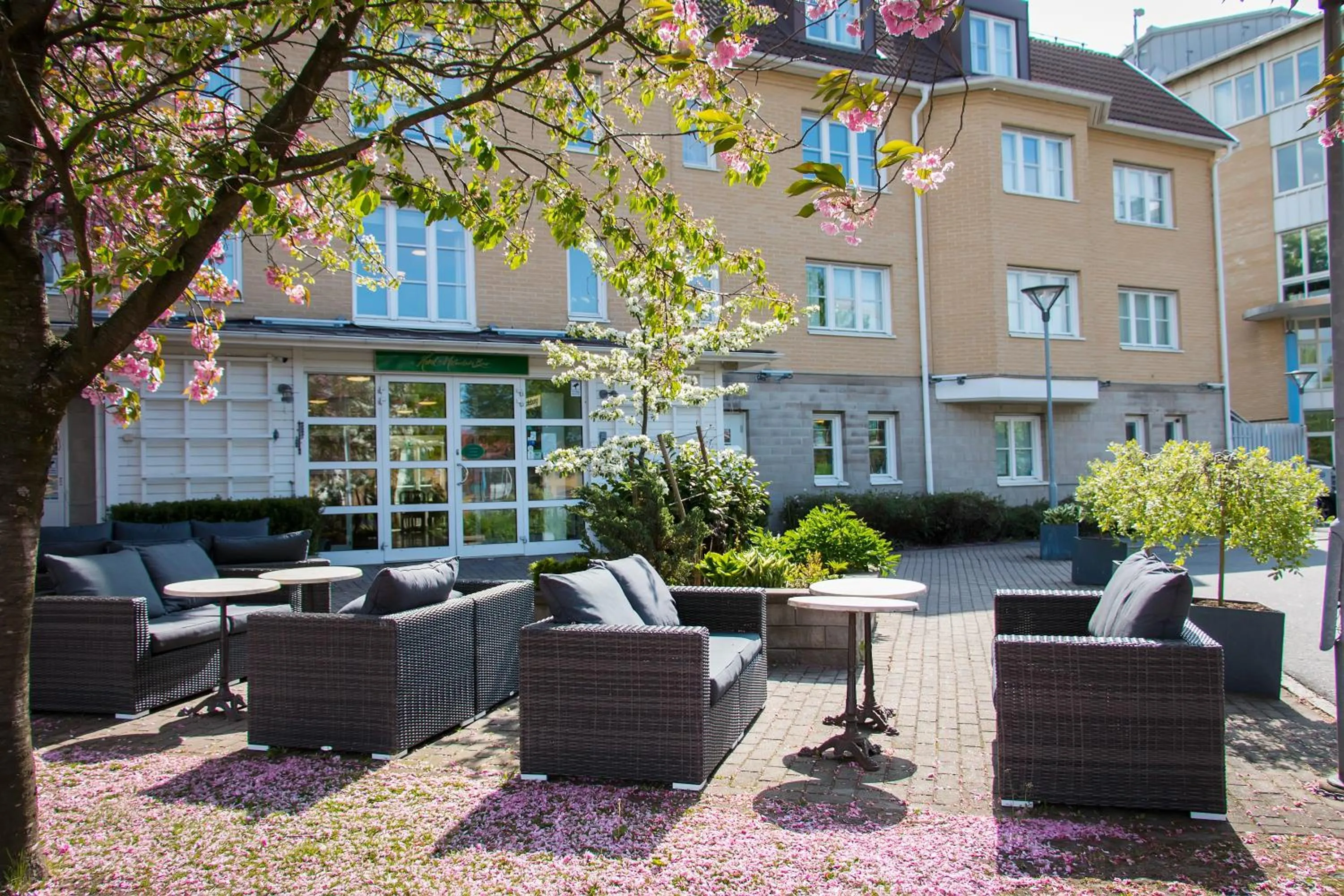 Patio in Hotel Mölndals Bro