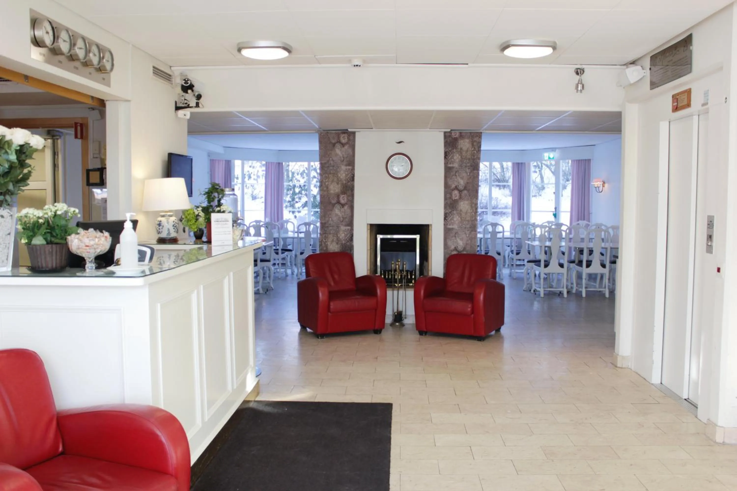 Lobby or reception in Hotel Mölndals Bro