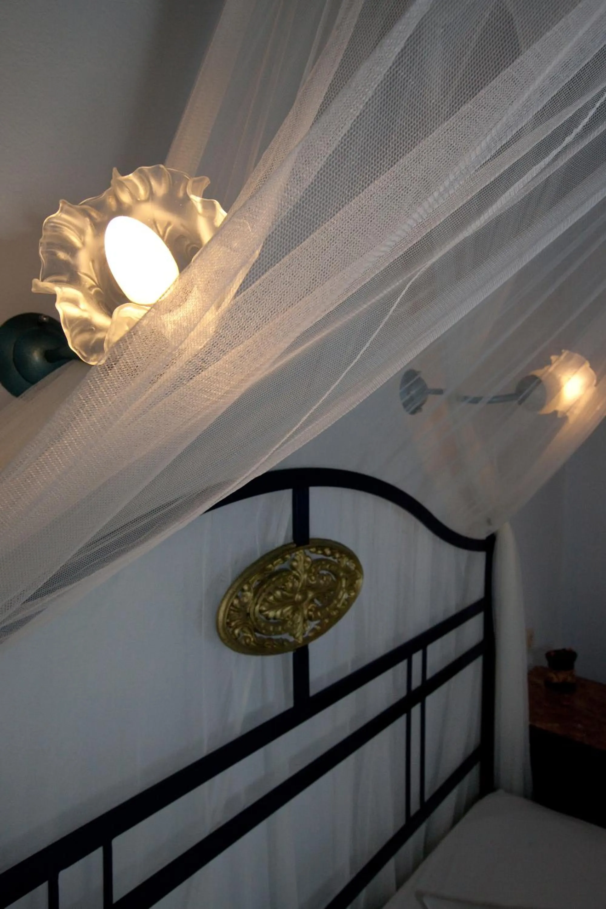 Decorative detail, Bed in Suites Pandora