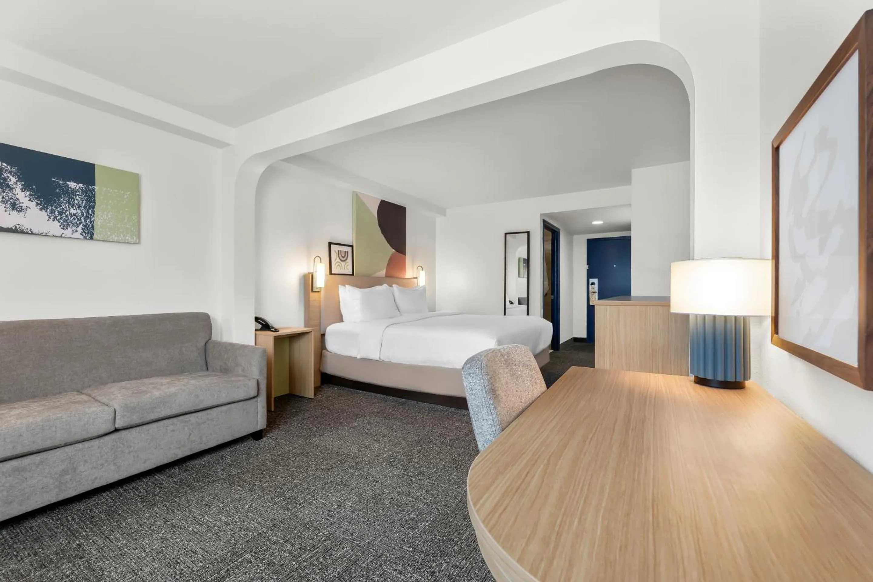 Bed in Spark By Hilton Biloxi Ocean Springs