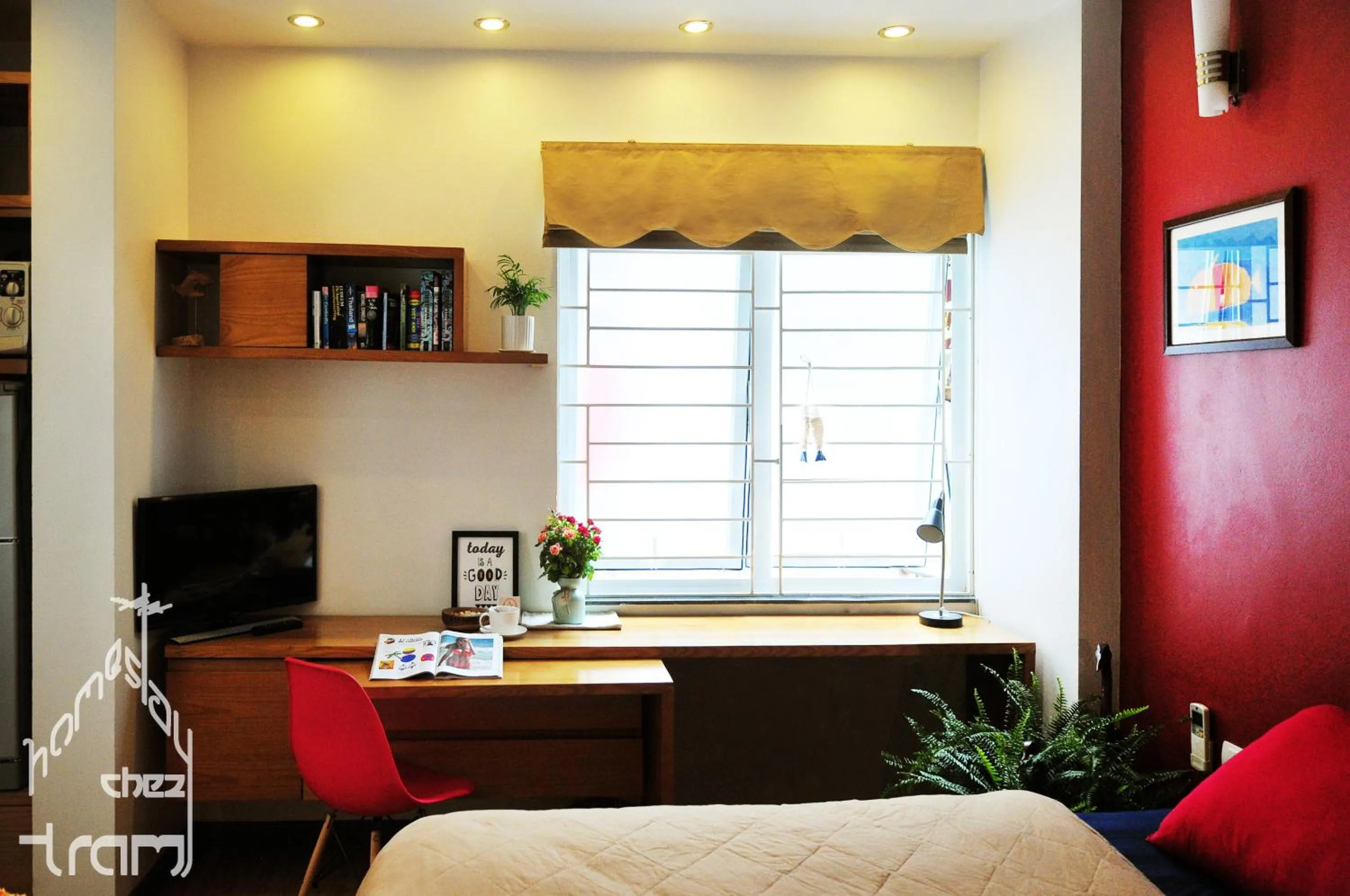 Photo of the whole room, Bed in Chez Tram Homestay