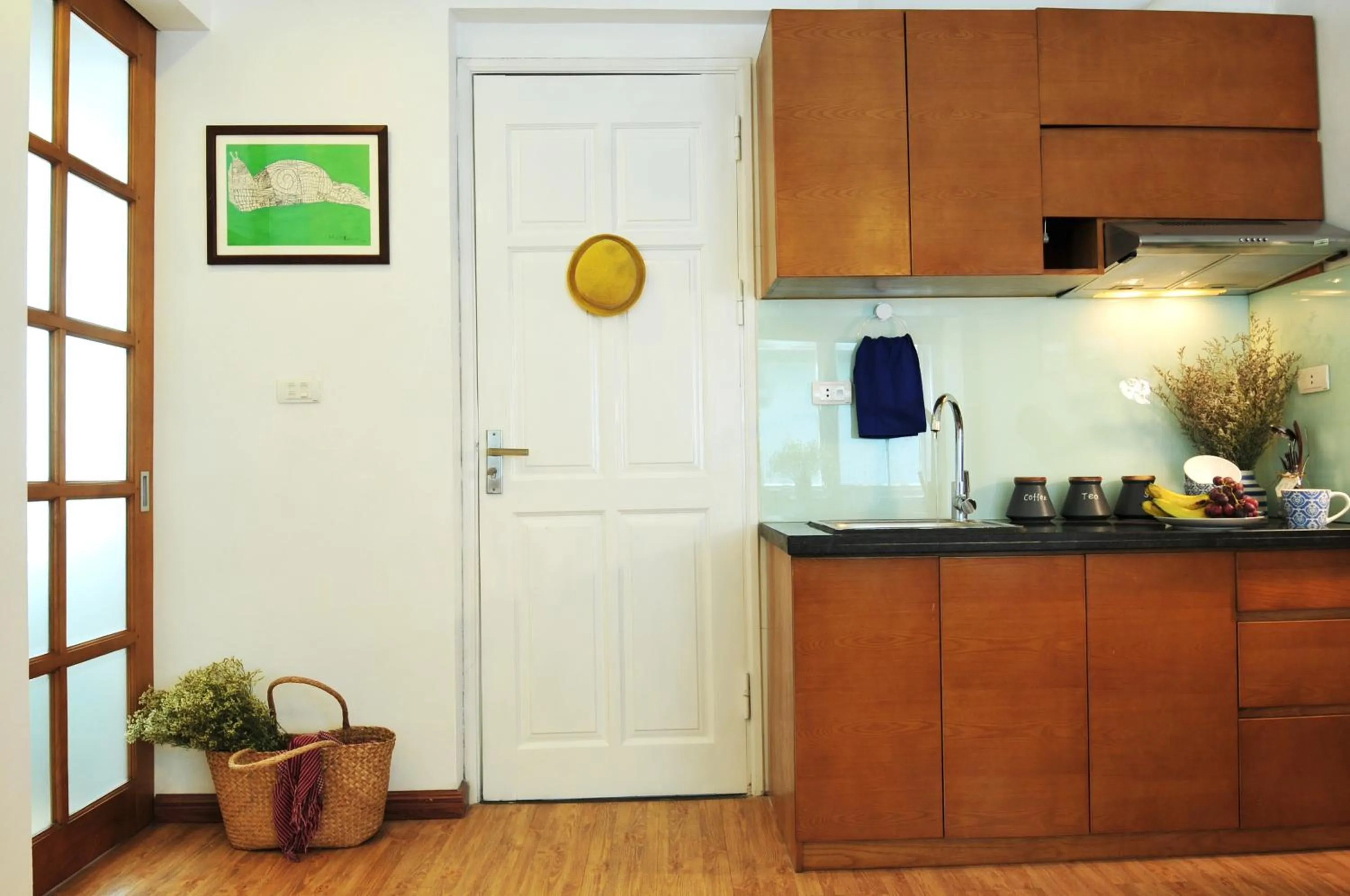 Kitchen or kitchenette in Chez Tram Homestay