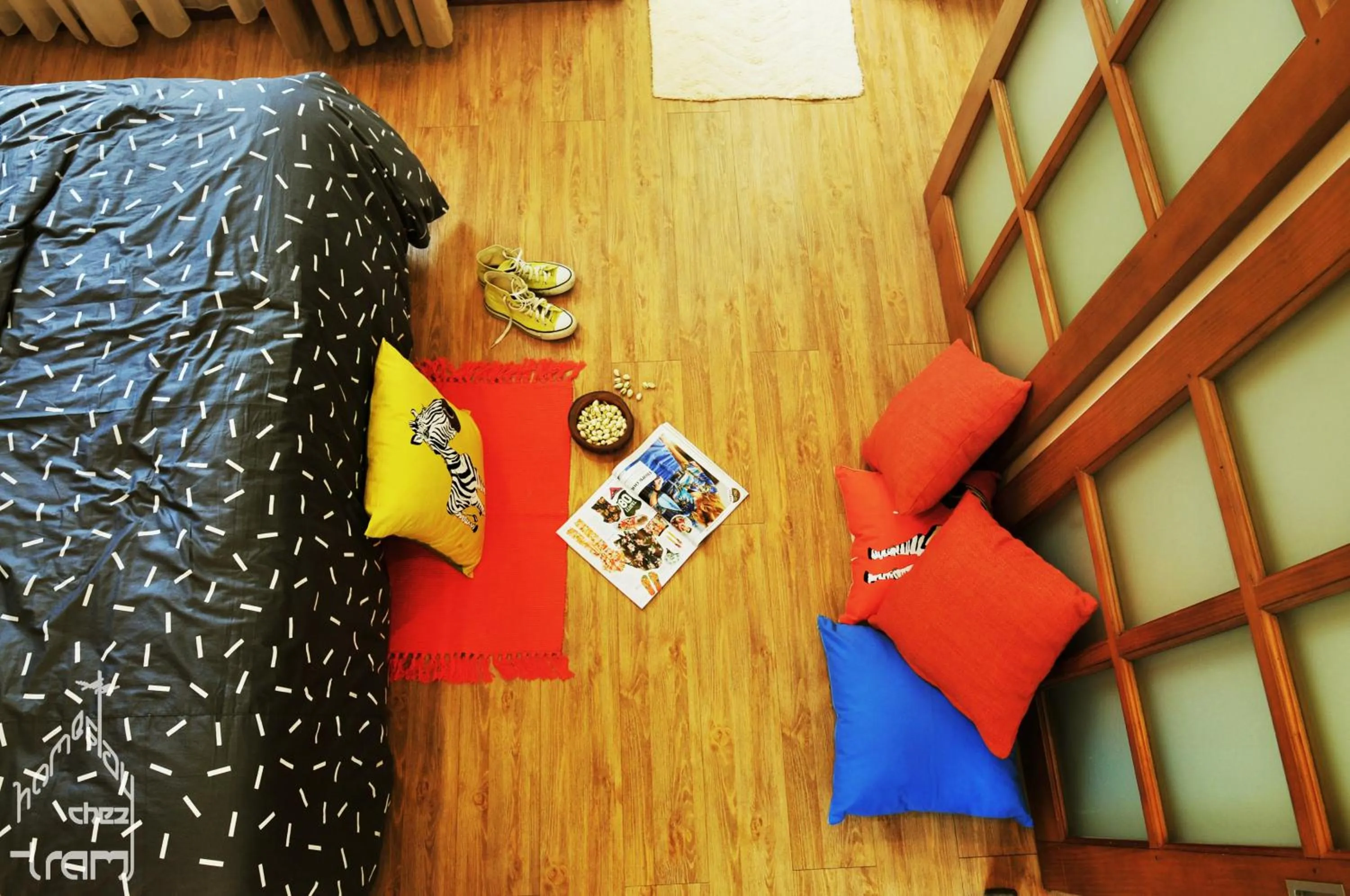 Bedroom, Bed in Chez Tram Homestay