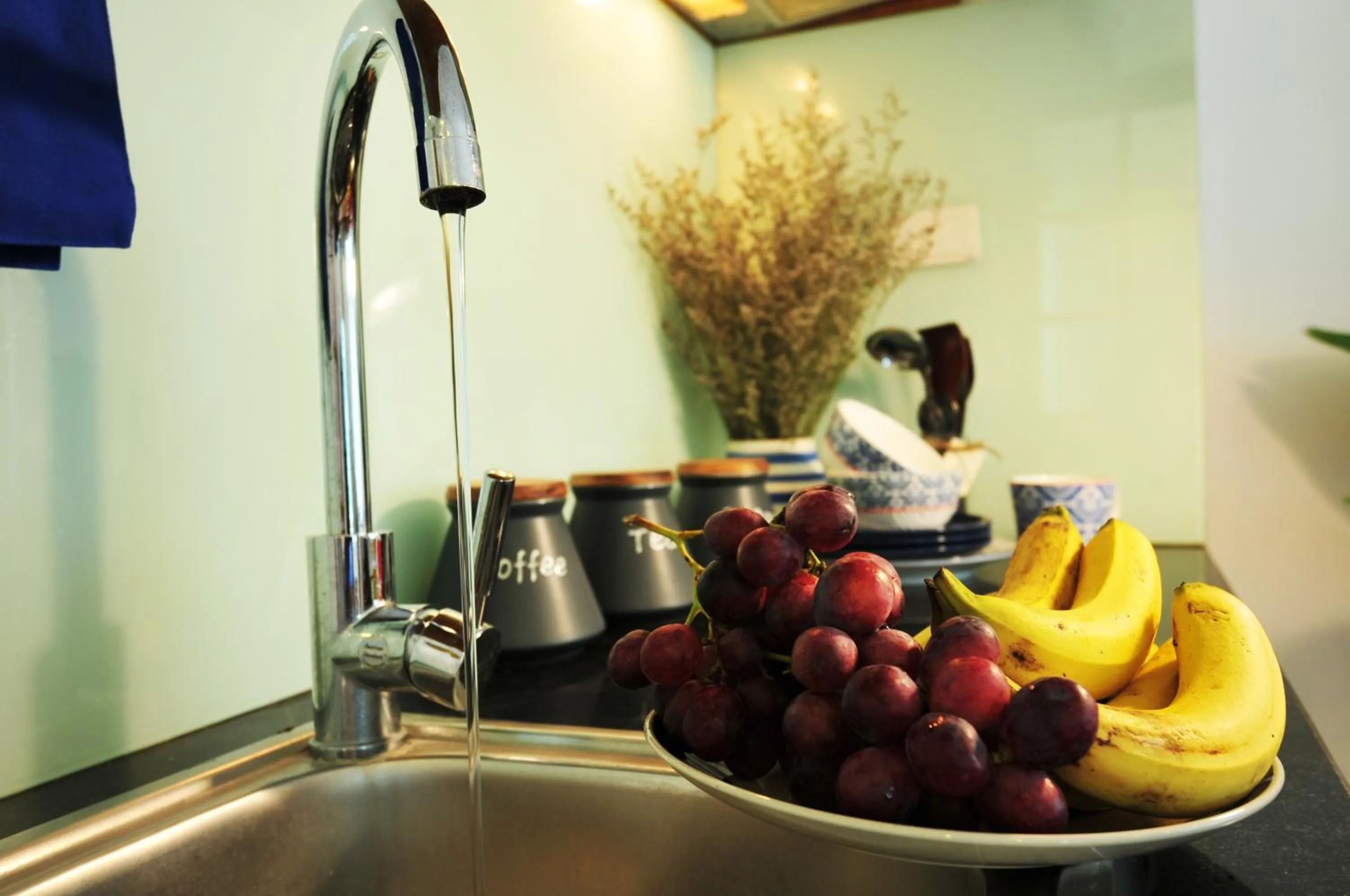 Kitchen or kitchenette in Chez Tram Homestay