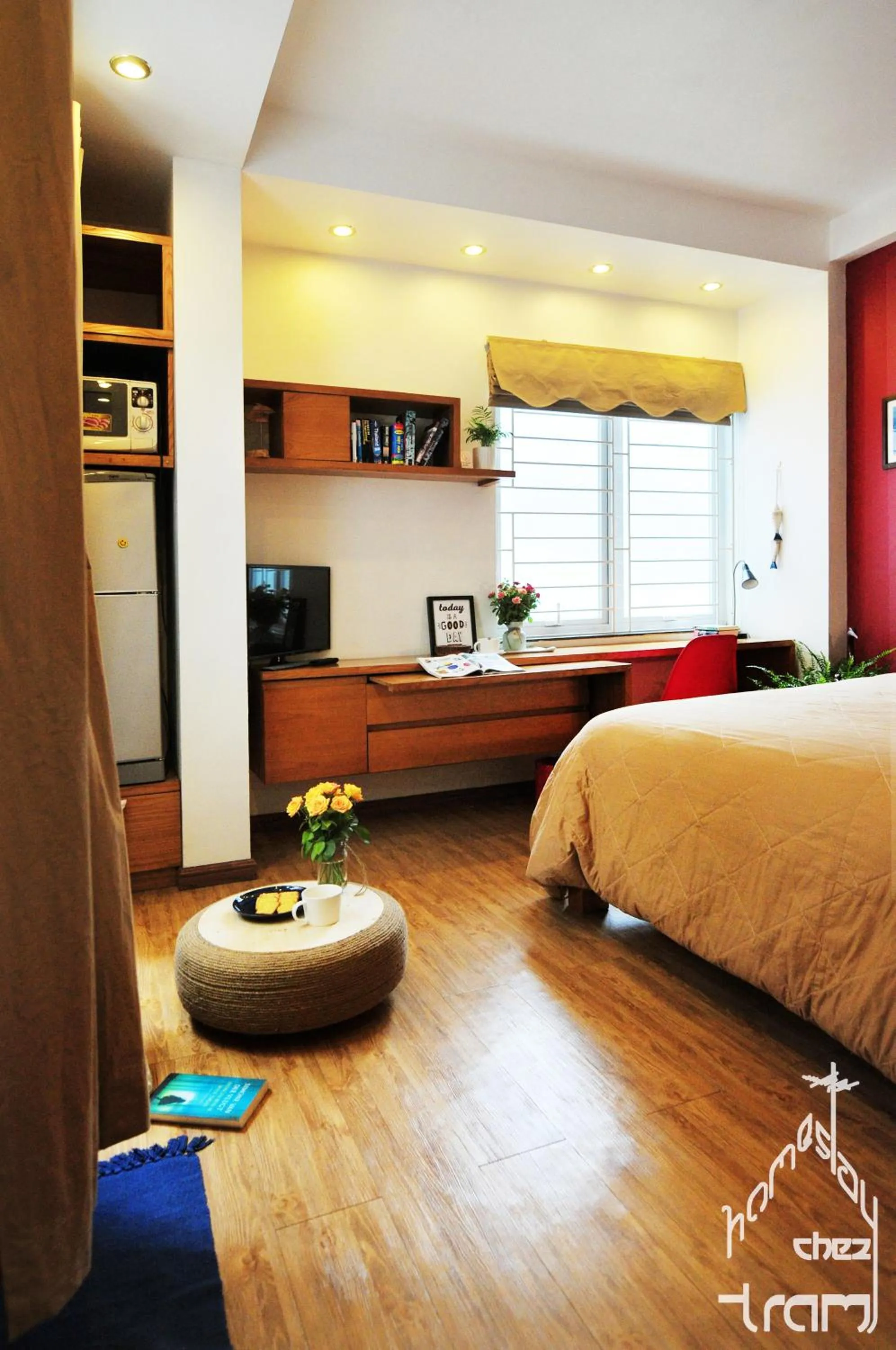 Photo of the whole room, Bed in Chez Tram Homestay