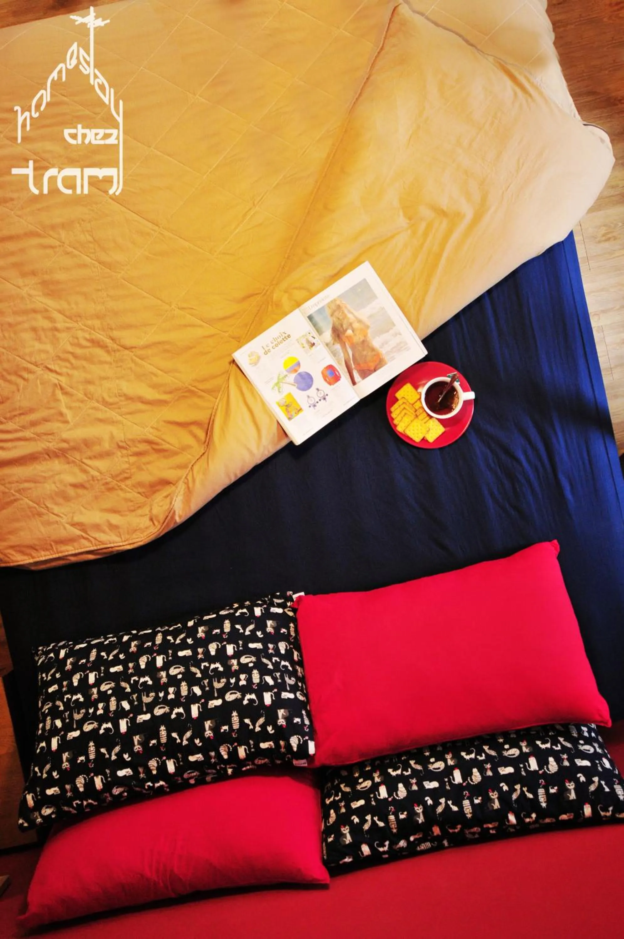 Bed in Chez Tram Homestay