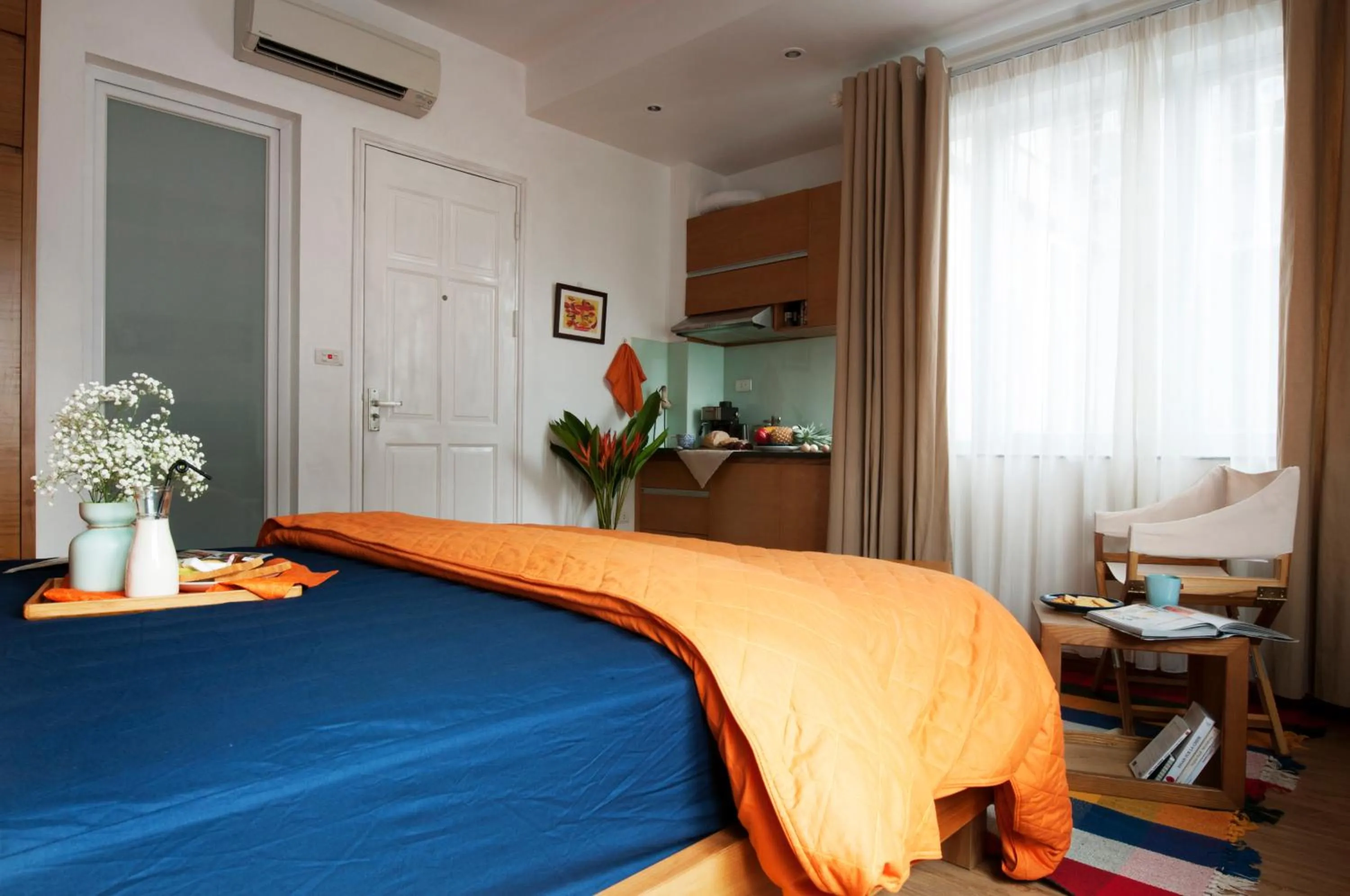 Bed in Chez Tram Homestay