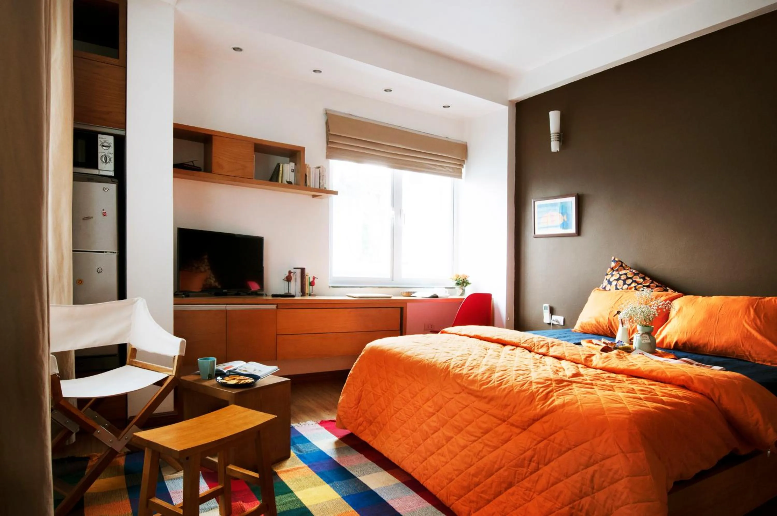 Bed in Chez Tram Homestay