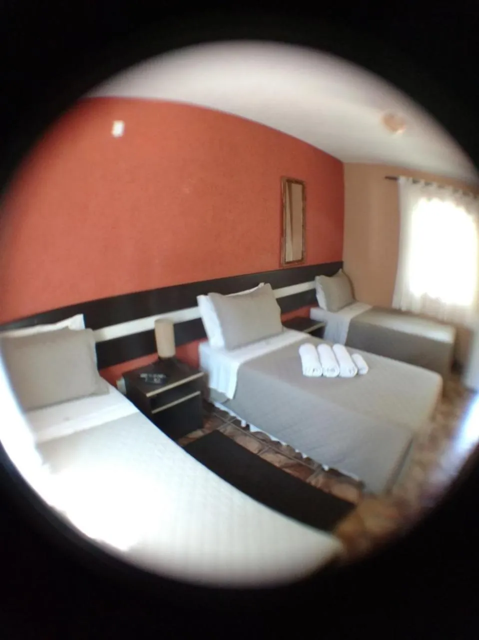 Bed in Pousada Estrela do Mar