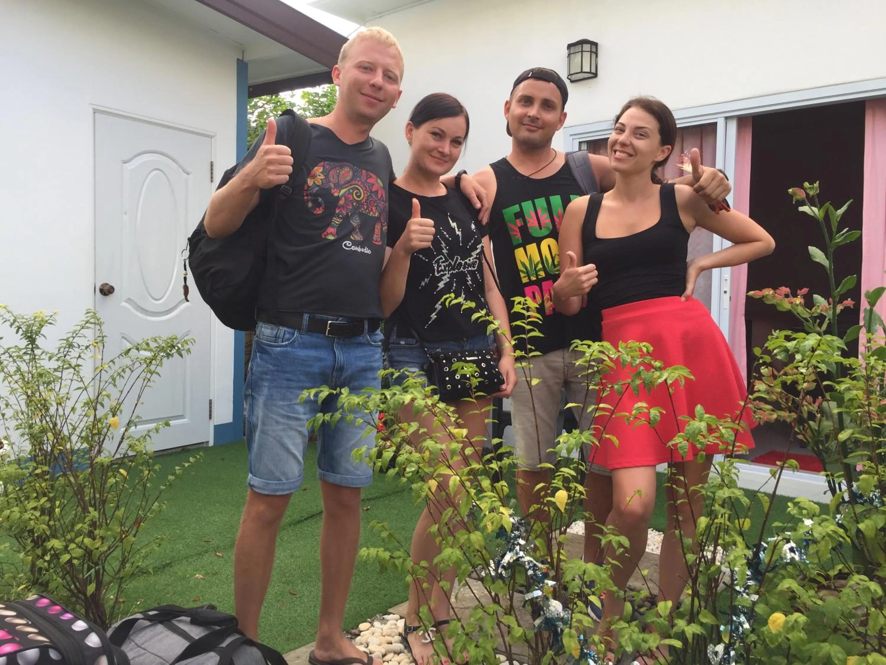 Garden view in Phannarai House