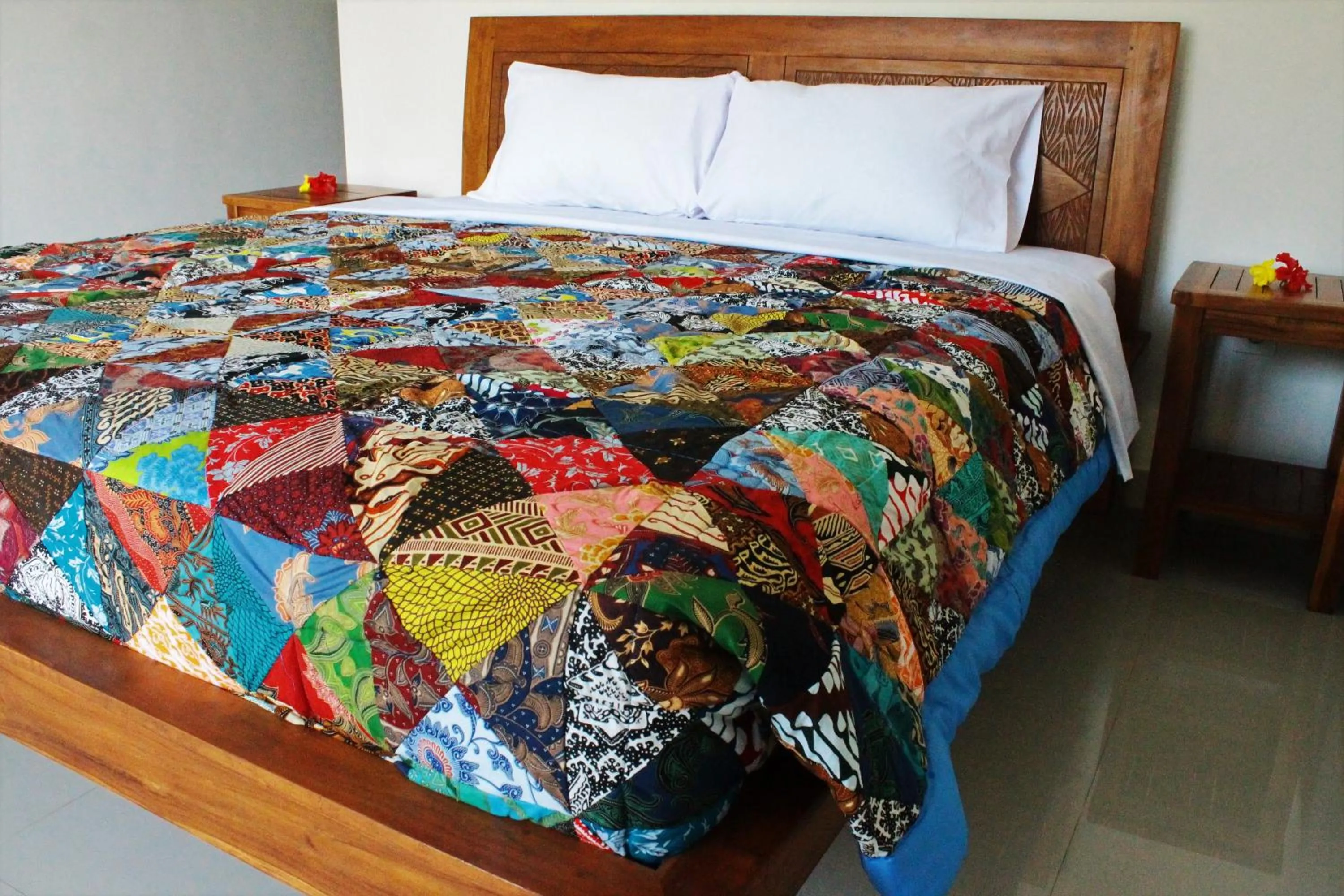 Bed in Cenik House Ubud
