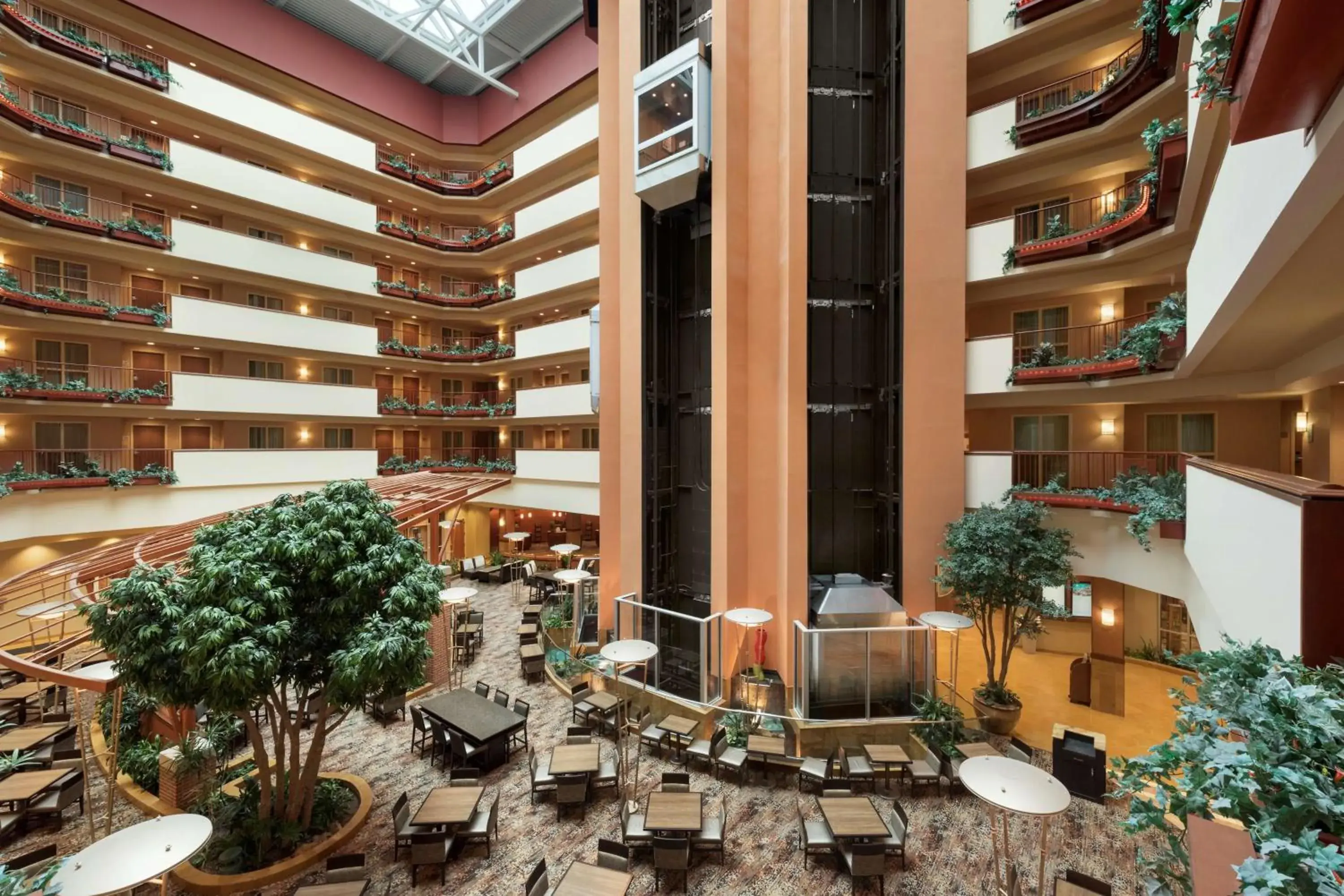 Lobby or reception in Embassy Suites Omaha- La Vista/ Hotel & Conference Center Lobby or reception in Embassy Suites Omaha- La Vista/ Hotel & Conference Center
