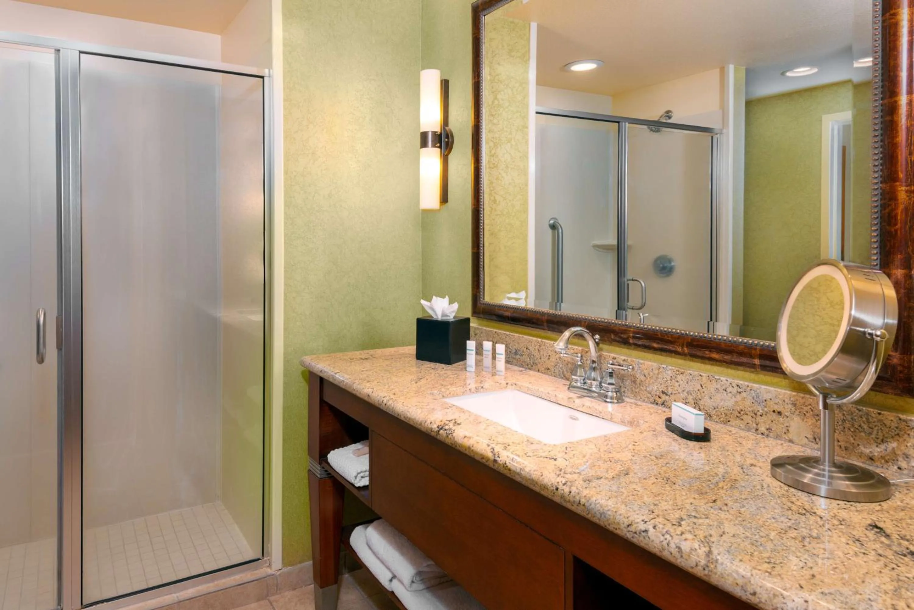 Bathroom in Embassy Suites Omaha- La Vista/ Hotel & Conference Center