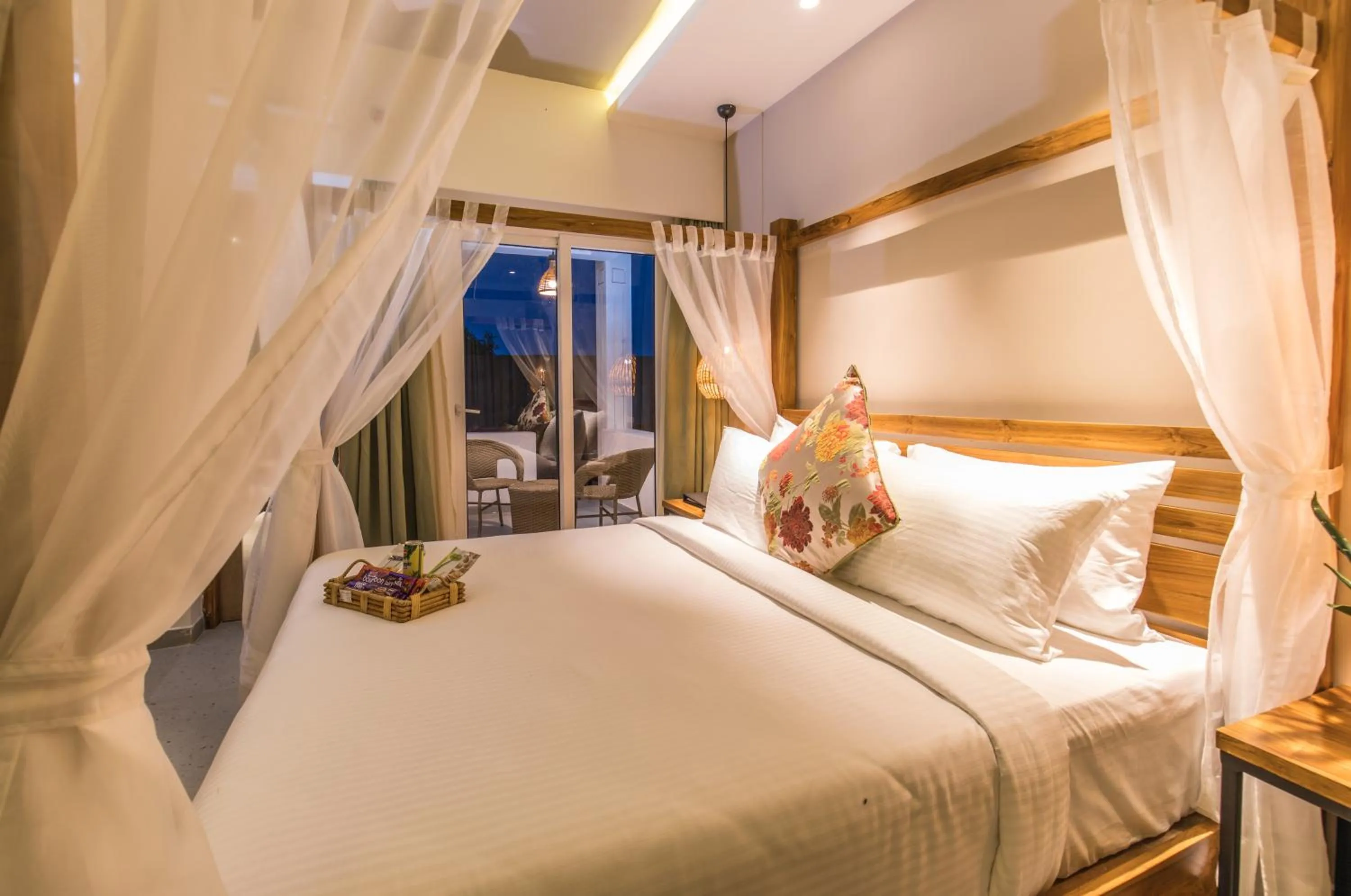 Photo of the whole room, Bed in Swosti Chilika Resort