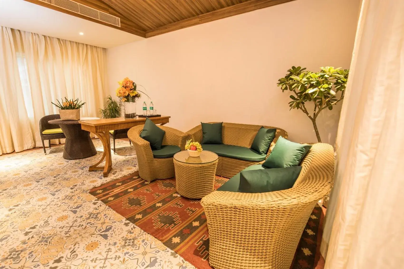 Living room in Swosti Chilika Resort Living room in Swosti Chilika Resort