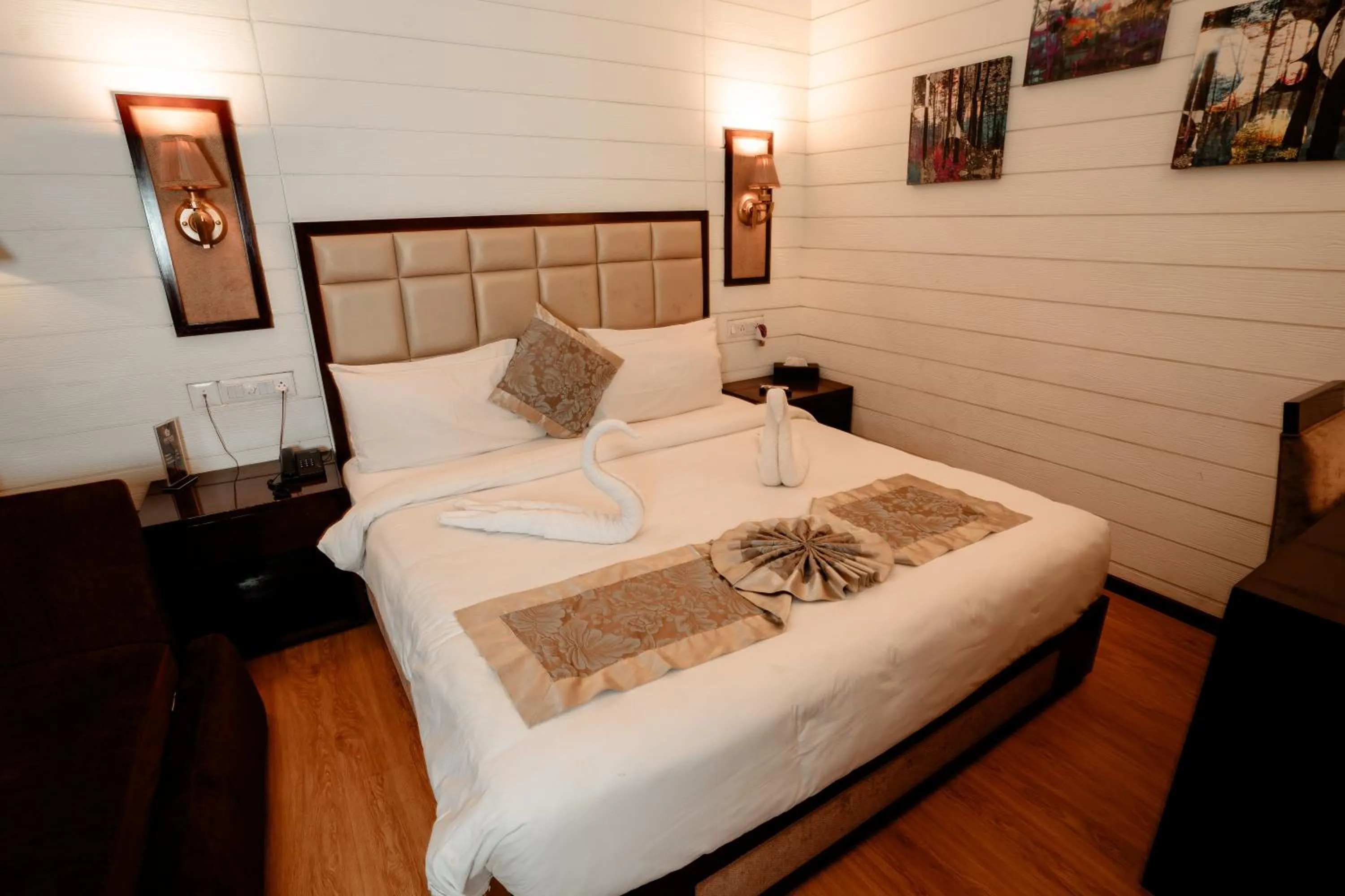 Bed in Sinon Baga Retreat