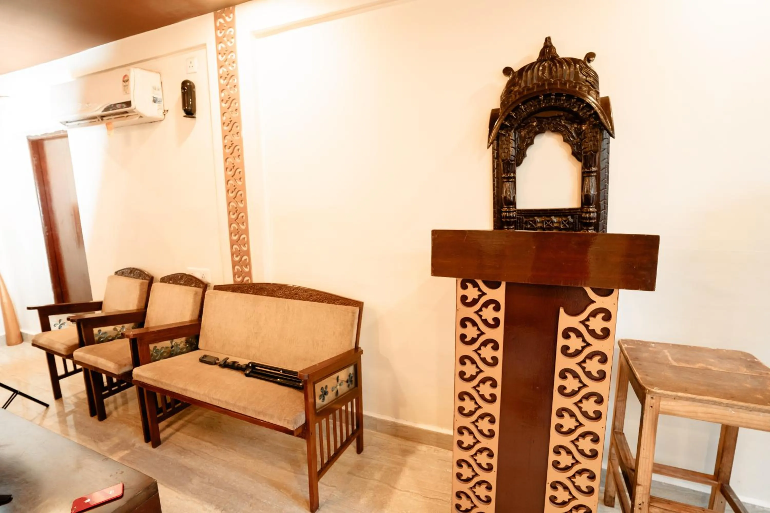 Seating area in Sinon Baga Retreat