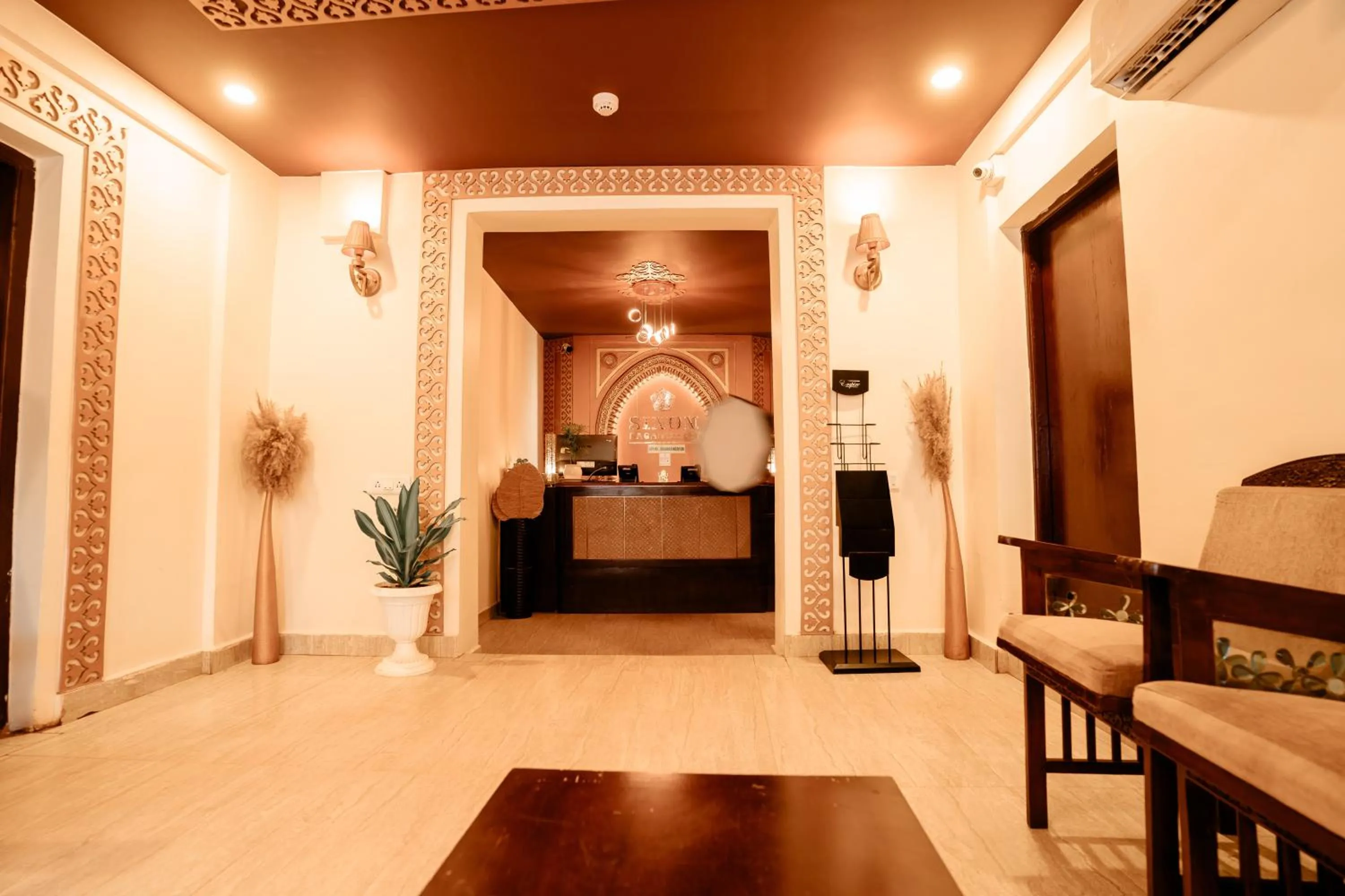 Lobby or reception in Sinon Baga Retreat