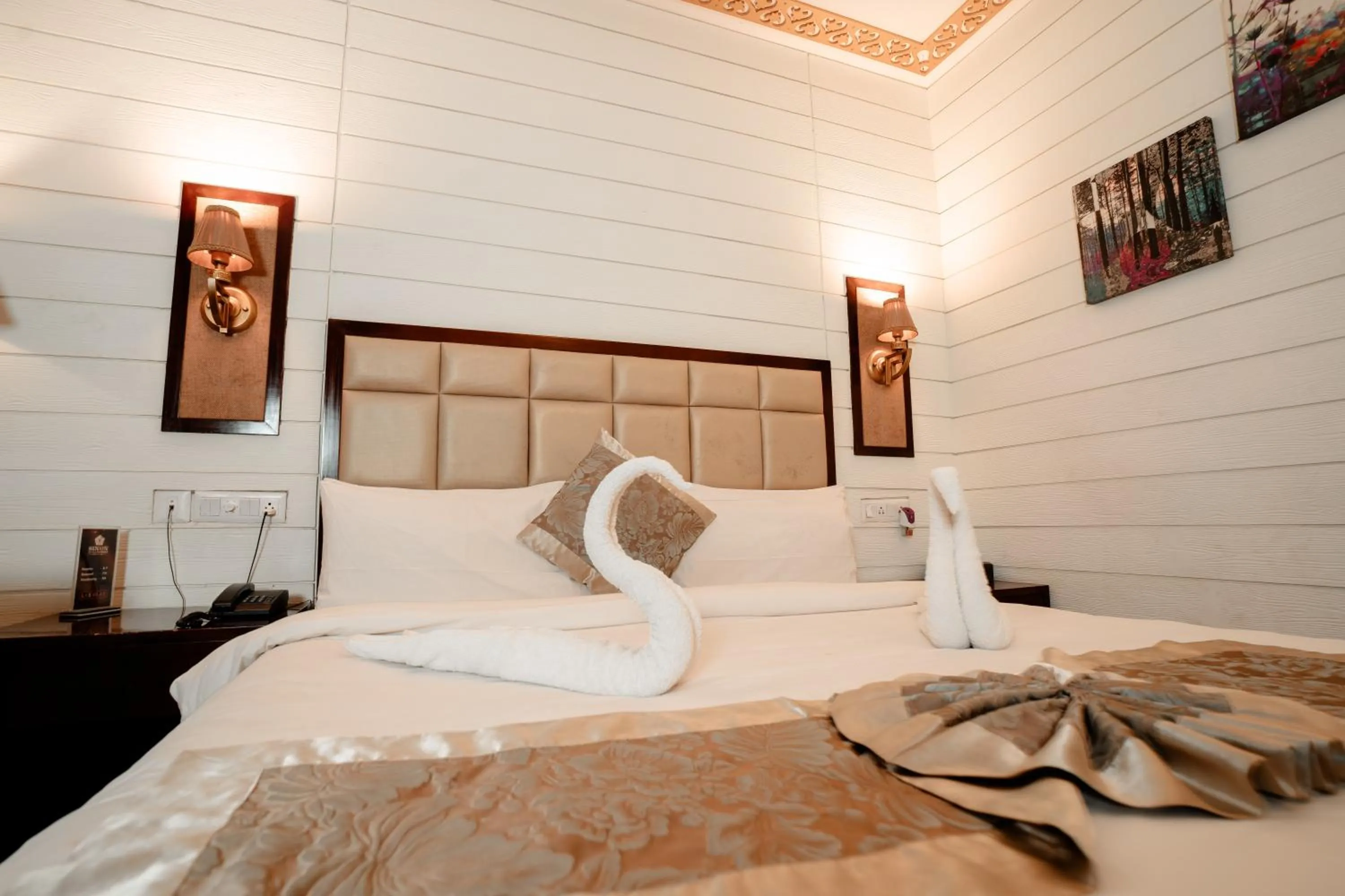 Bed in Sinon Baga Retreat