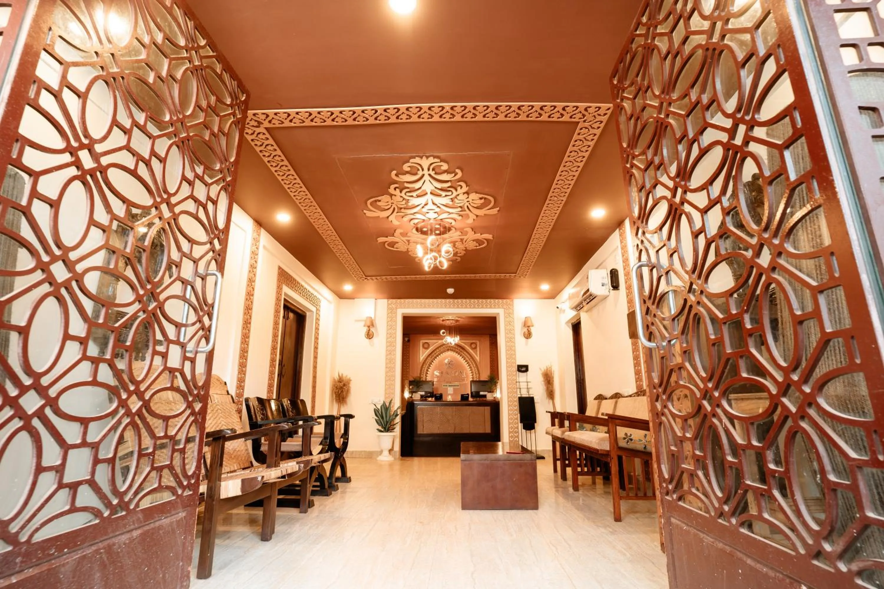 Lobby or reception in Sinon Baga Retreat