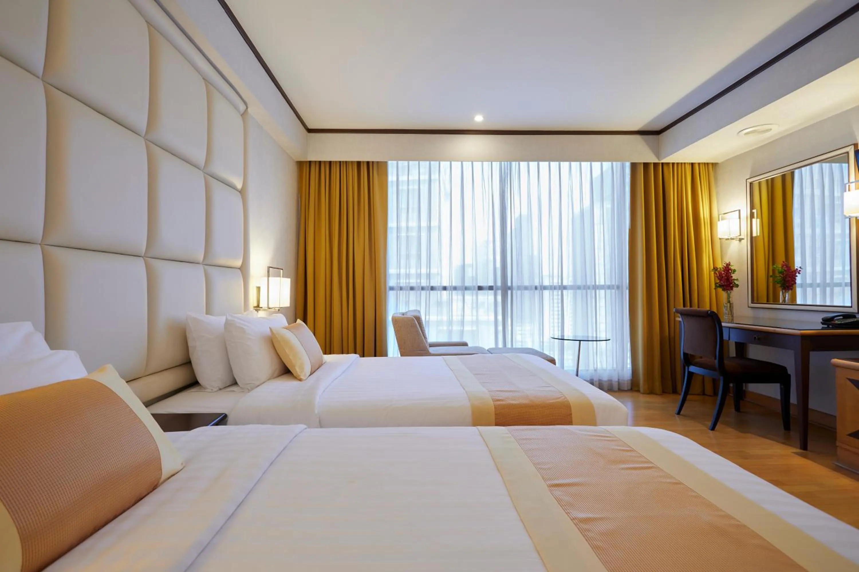 Bed in The Four Wings Hotel Bangkok